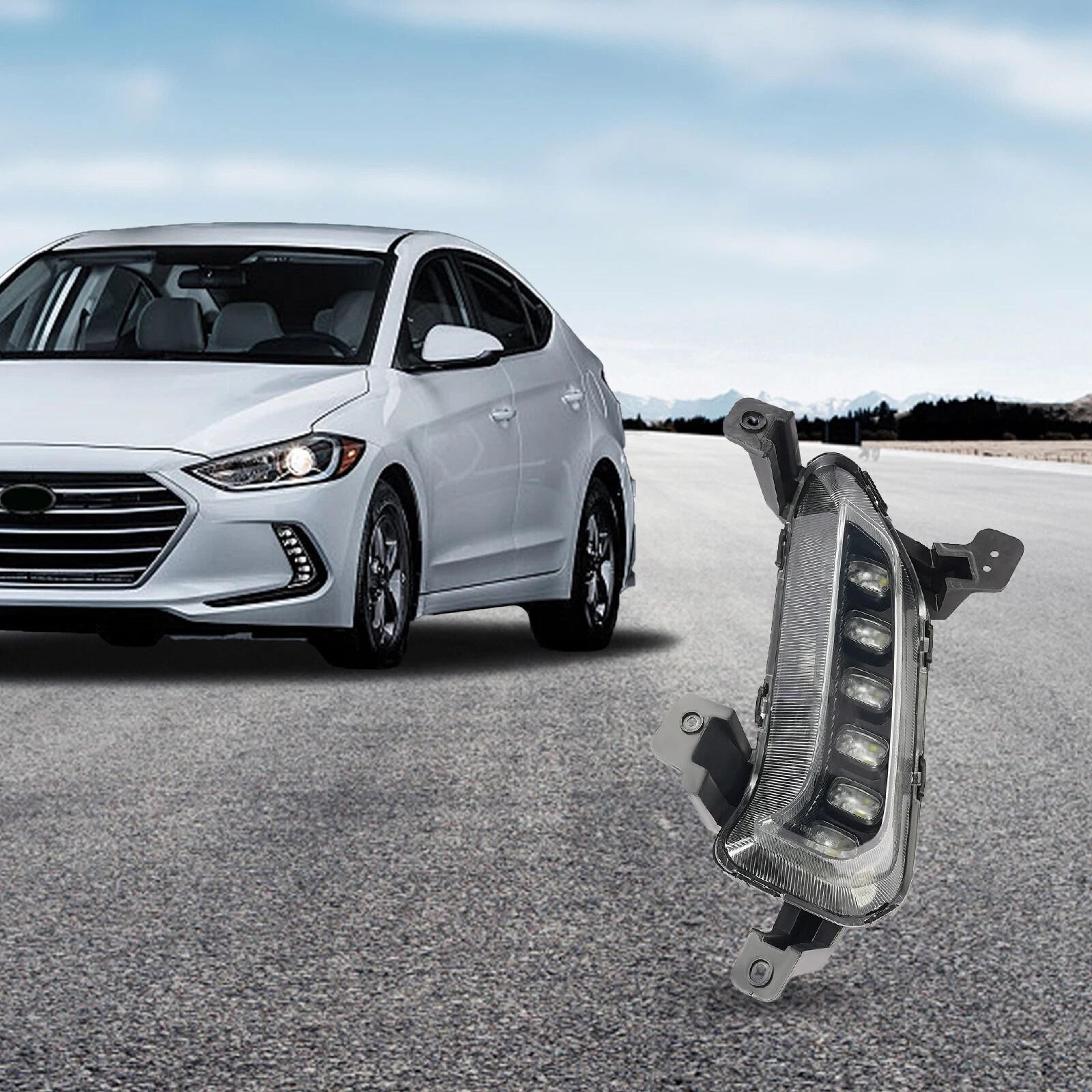 left hyundai elantra led fog light assembly driver side fog lamp replacement