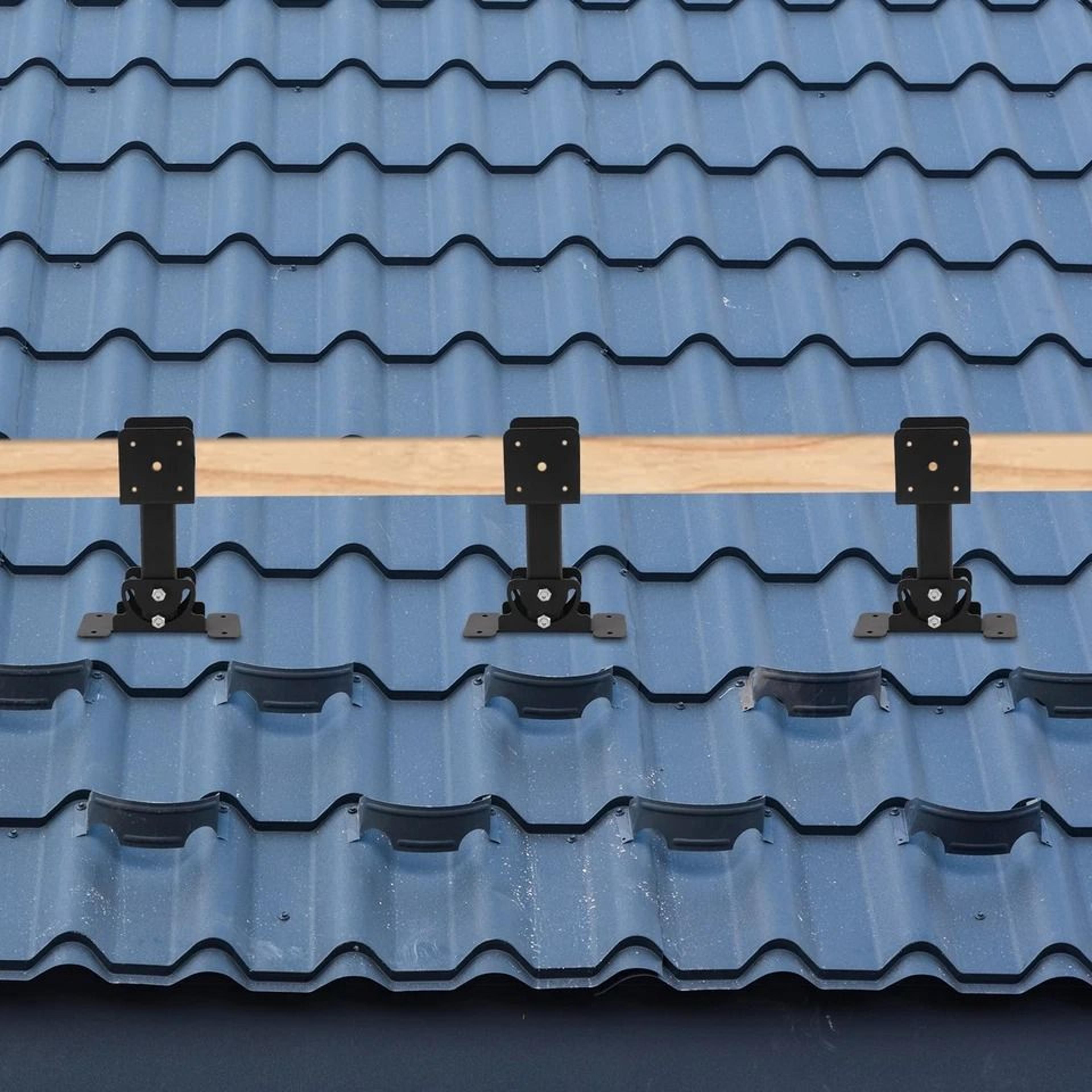 heavy duty adjustable roof beam bracket iron roof riser support