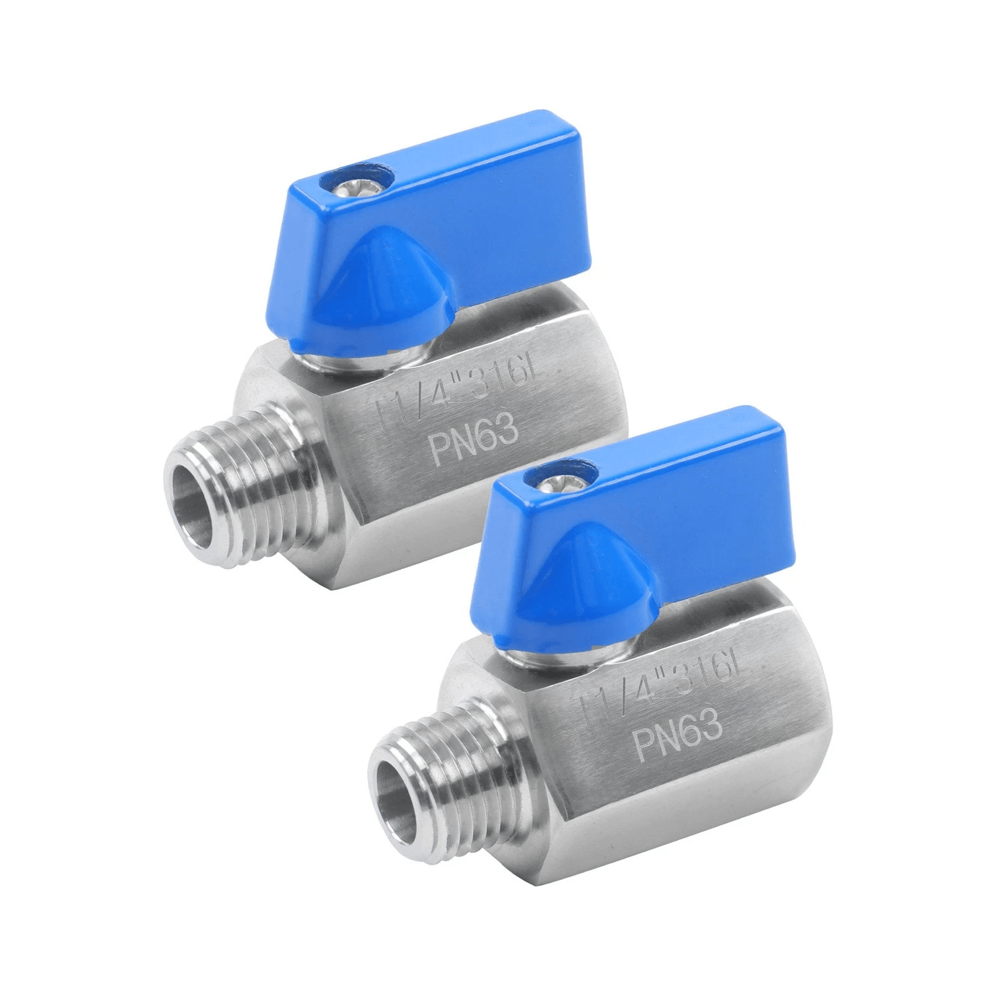 npt stainless steel mini ball valve female to male