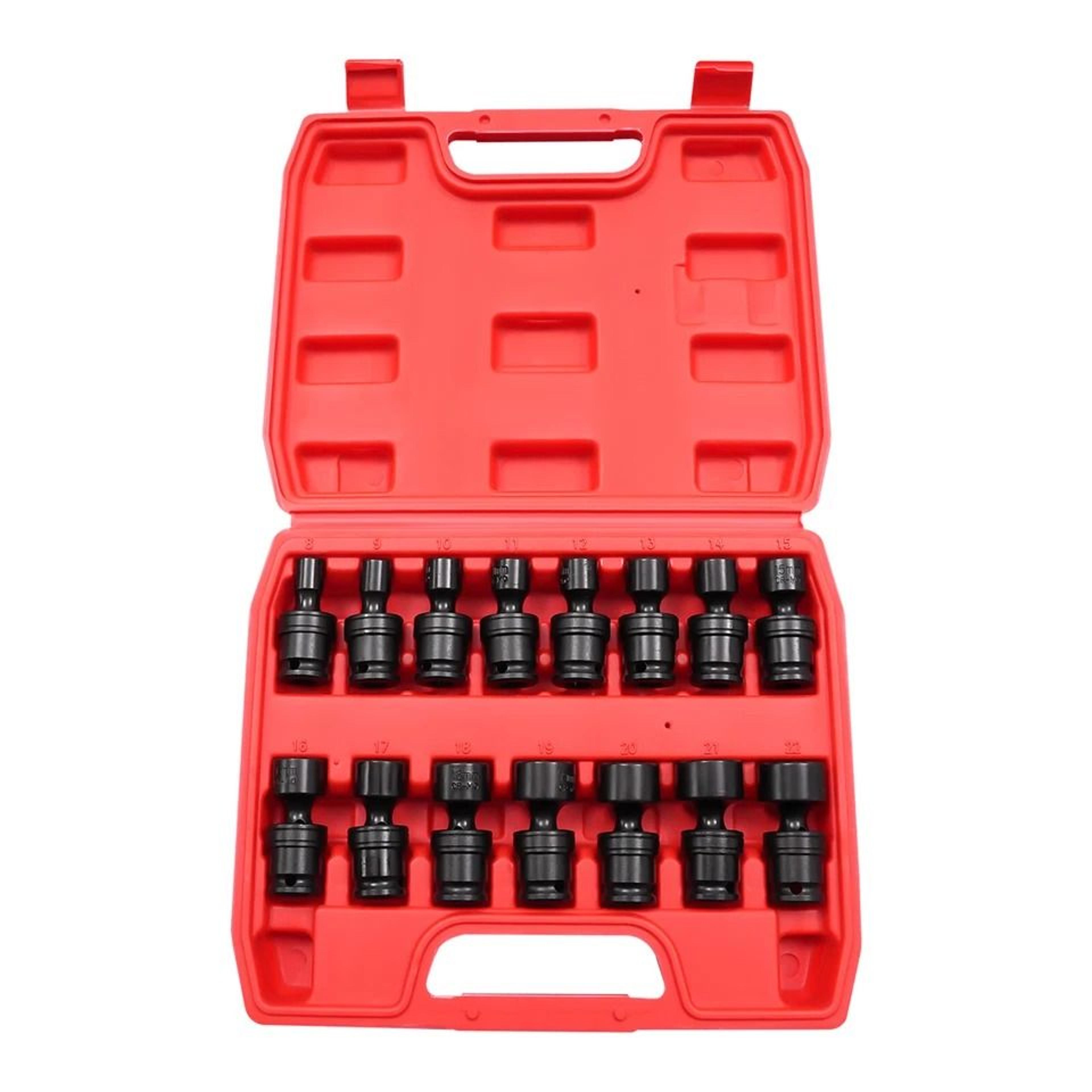 professional drive impact socket set hallow universal joint sockets with swivel