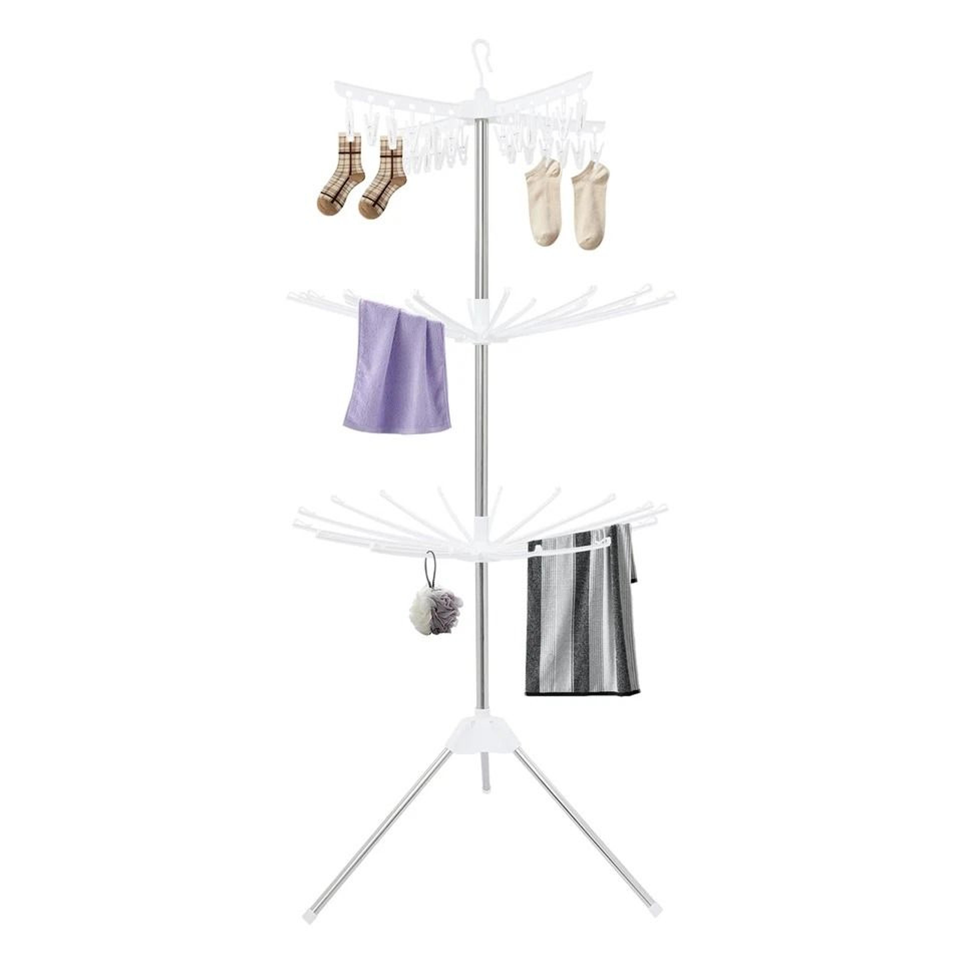 premium foldable laundry rack tier clothes drying rack with rotating design