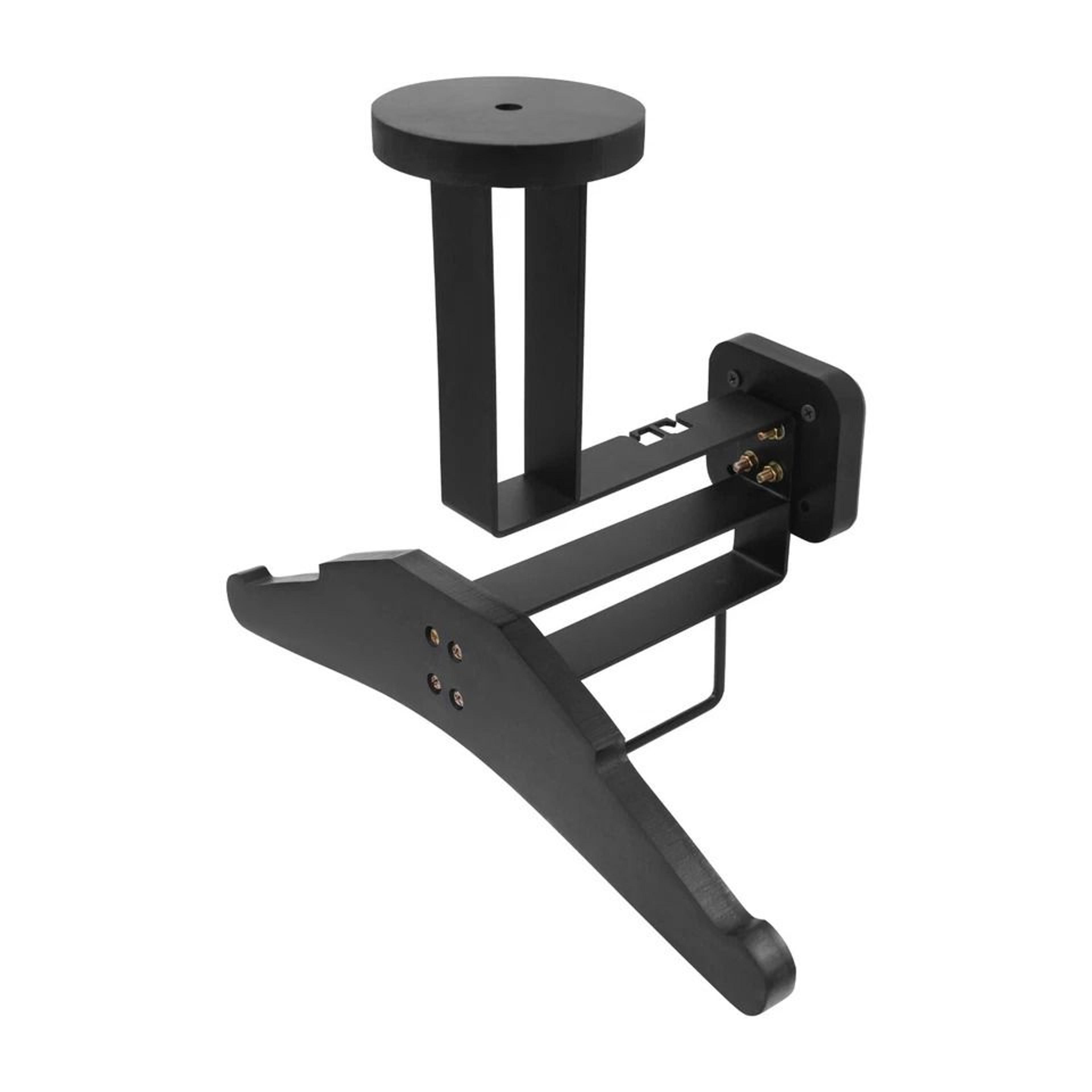 premium motorcycle helmet holder & wall mount helmet rack with jacket hanger hook