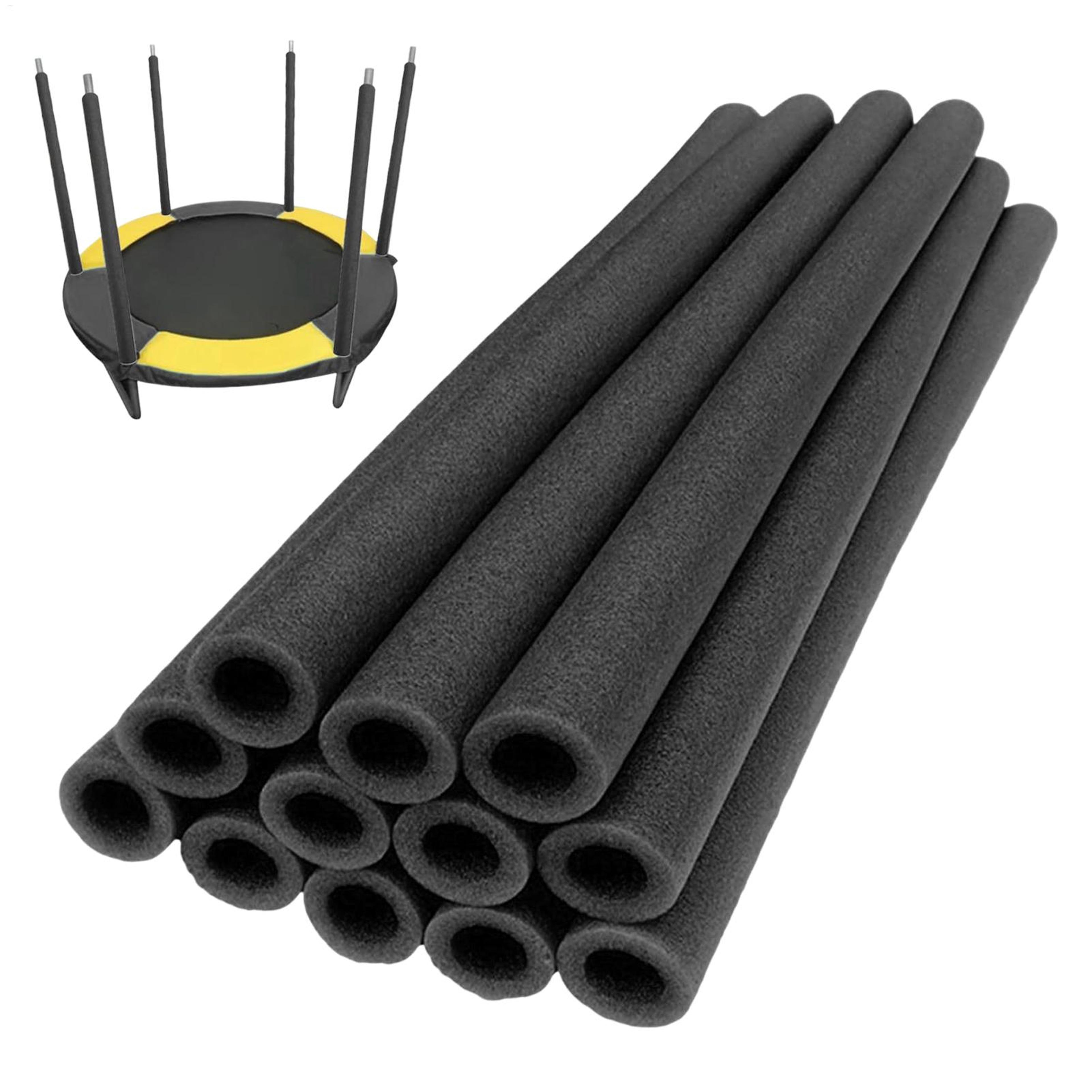 trampoline enclosure protection tubes padding replacement, trampoline pole cover, secure fit indoor outdoor accessories