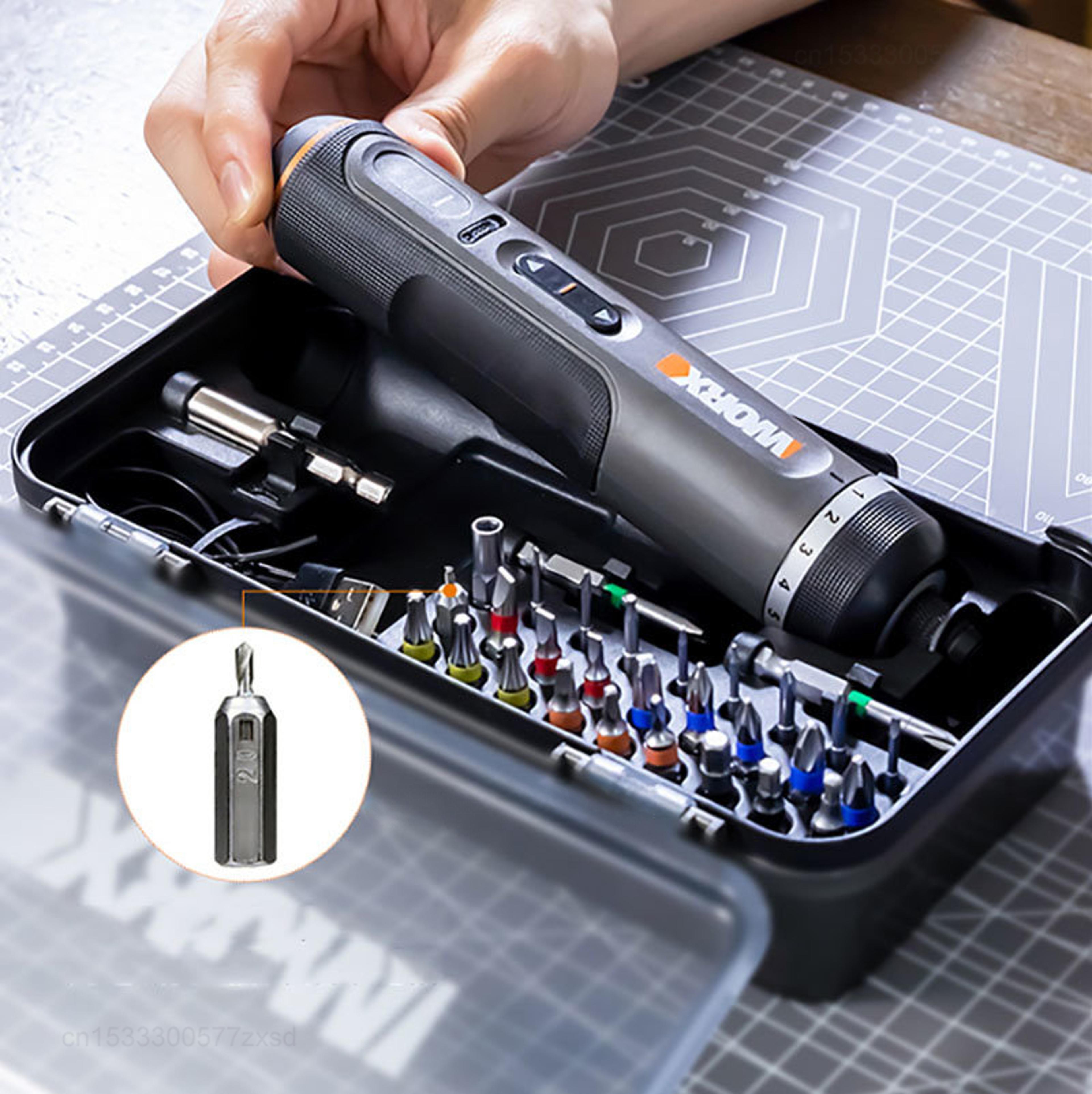 smart cordless electric screw driver , worx mini electrical screwdriver set, usb rechargeable 30 bit set drill t