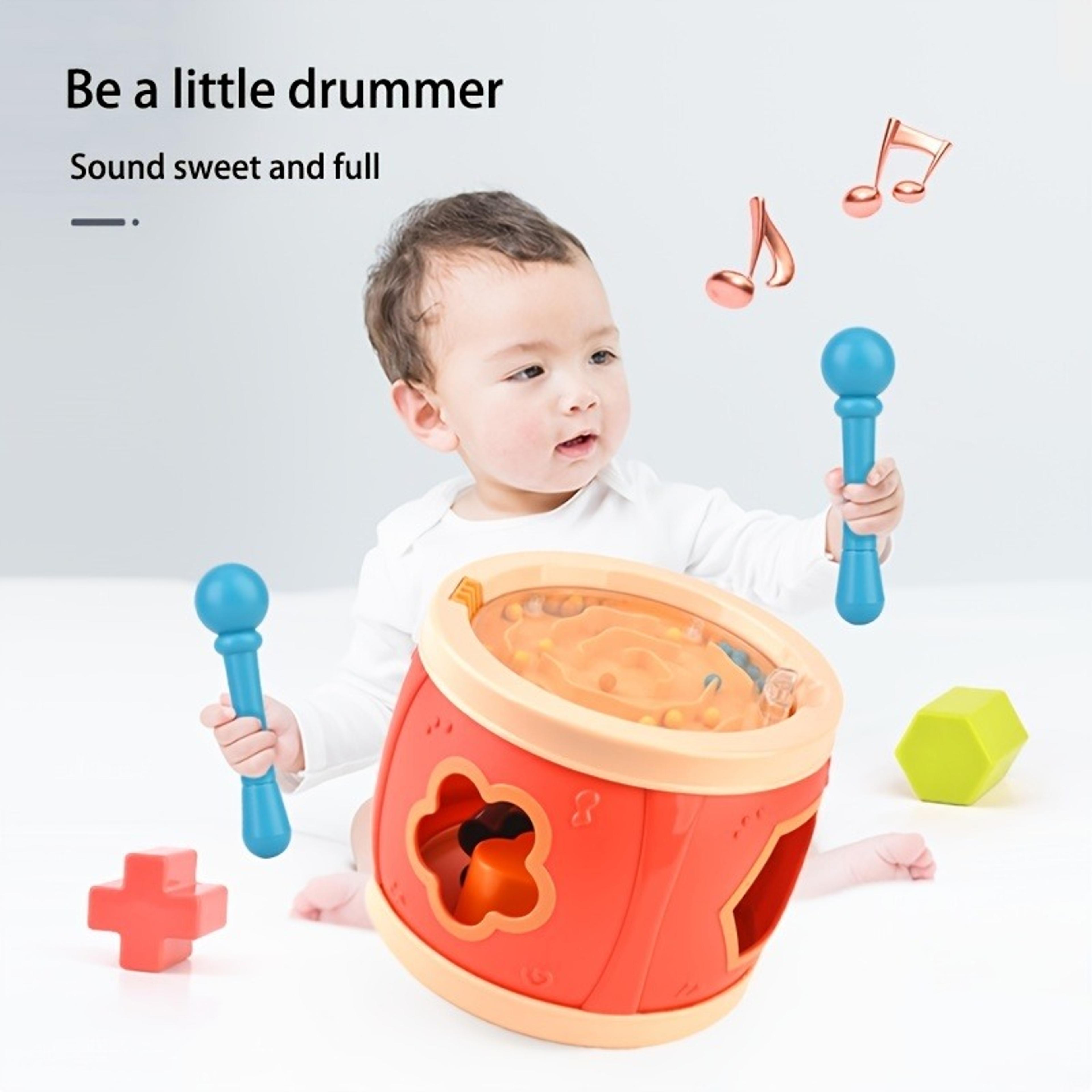 musical instrument toy for toddlers baby drum rolling drum colorful educational gift