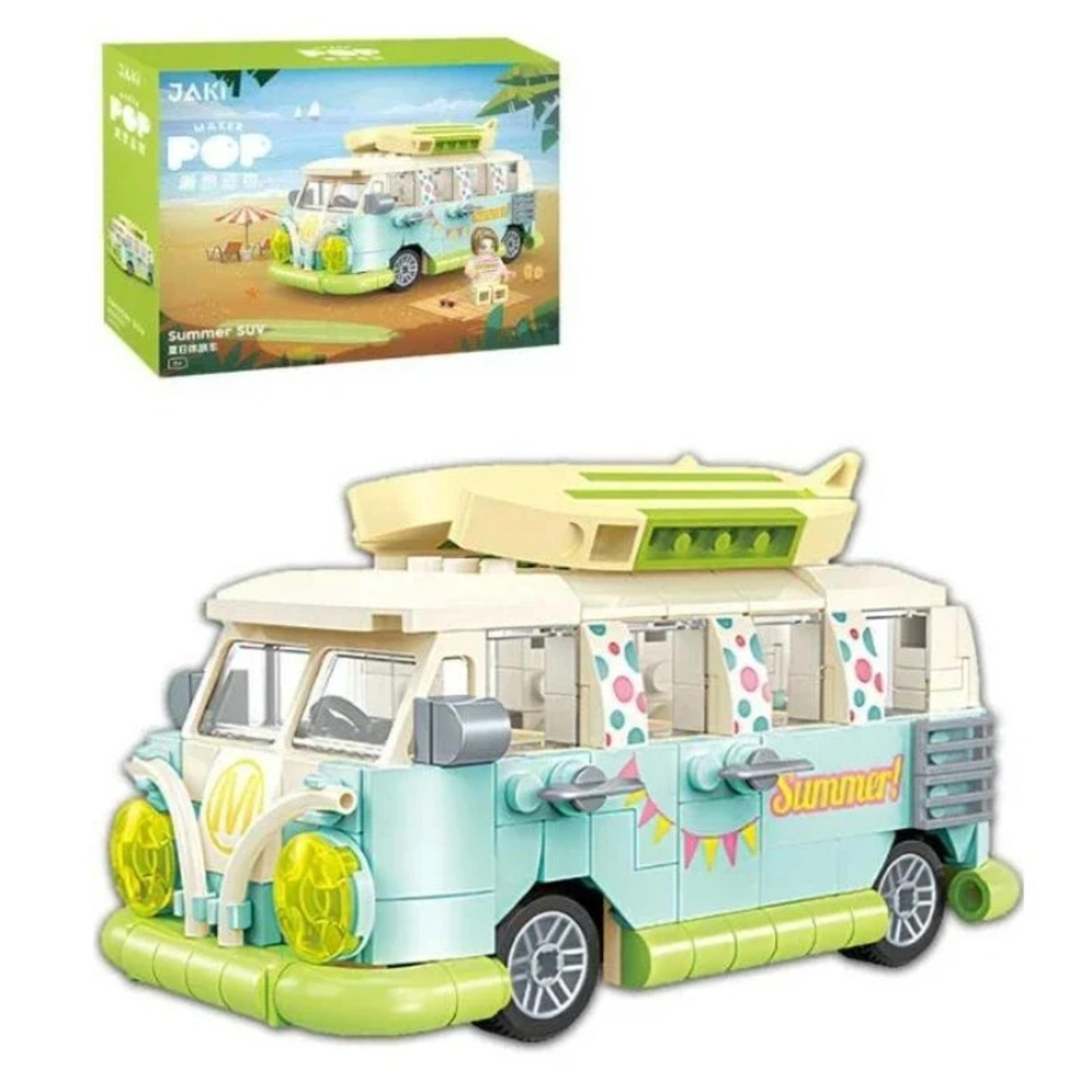 holiday rv, city camper van building set, camping vehicles toy, creative adventure birthday gift for boys and girls