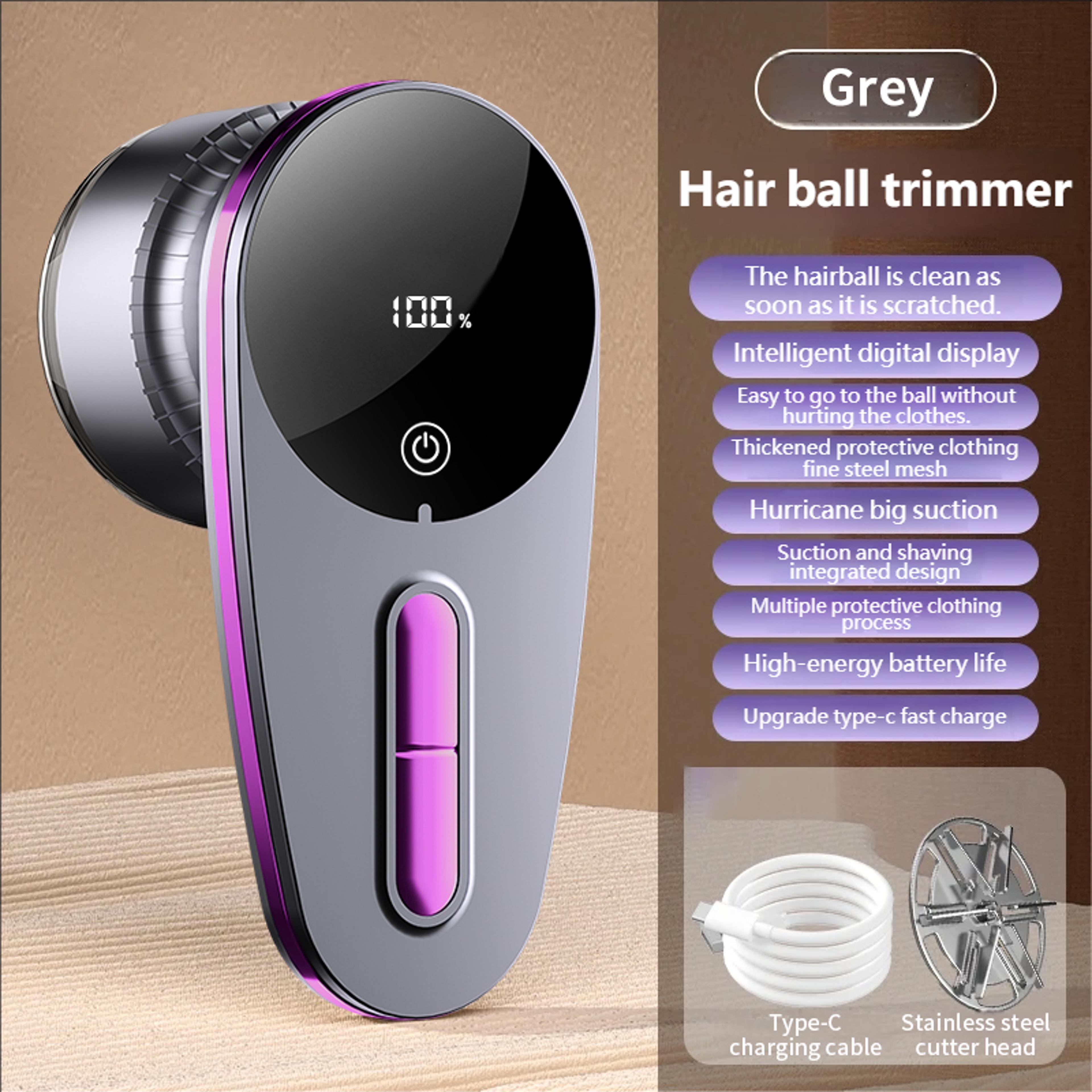 usb electric rechargeable lint remover for clothes, fuzz and hair ball removal - sweater shaver & trimmer
