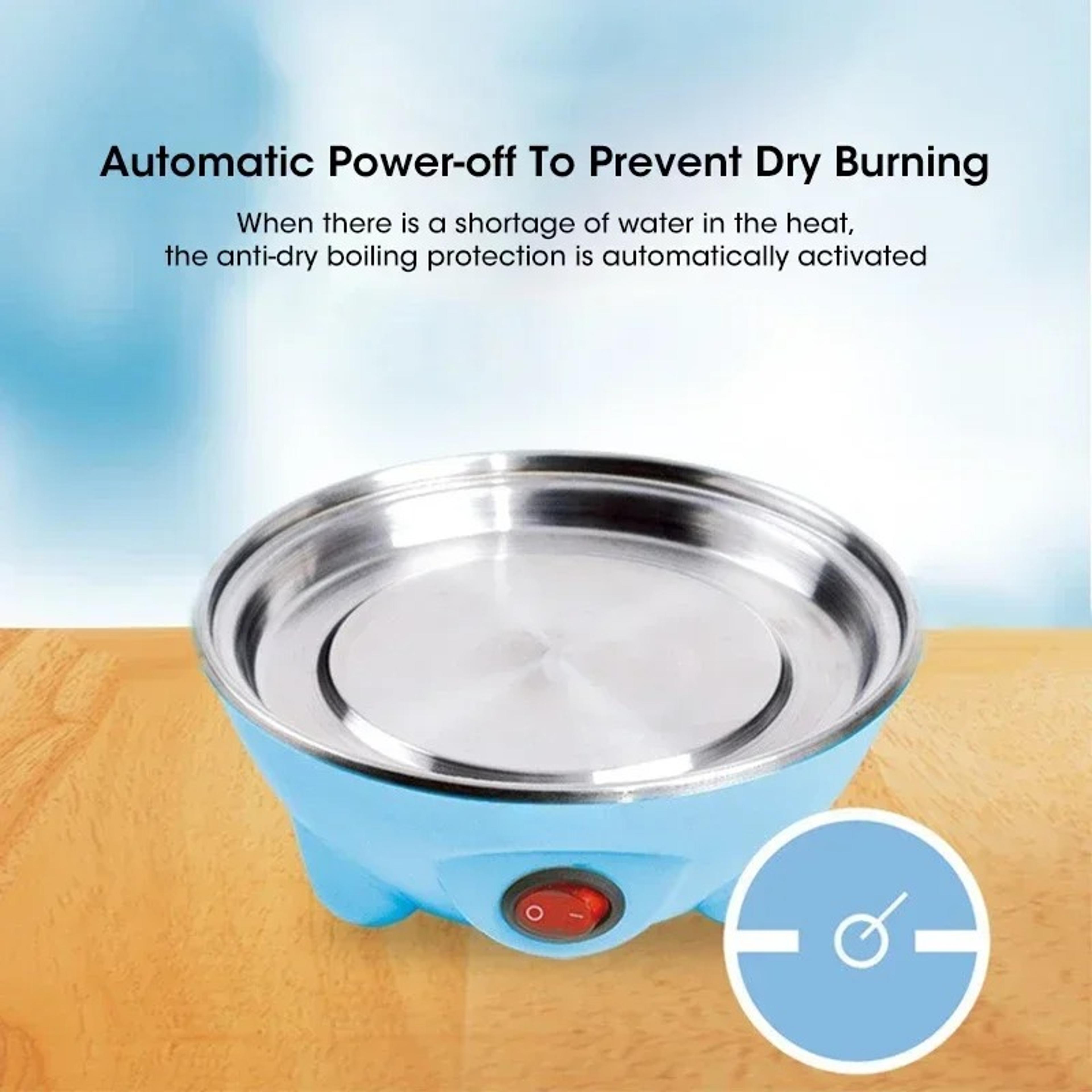 electric steamer cooker for eggs – compact breakfast machine for steamed custard, hard, or soft boiled eggs with auto