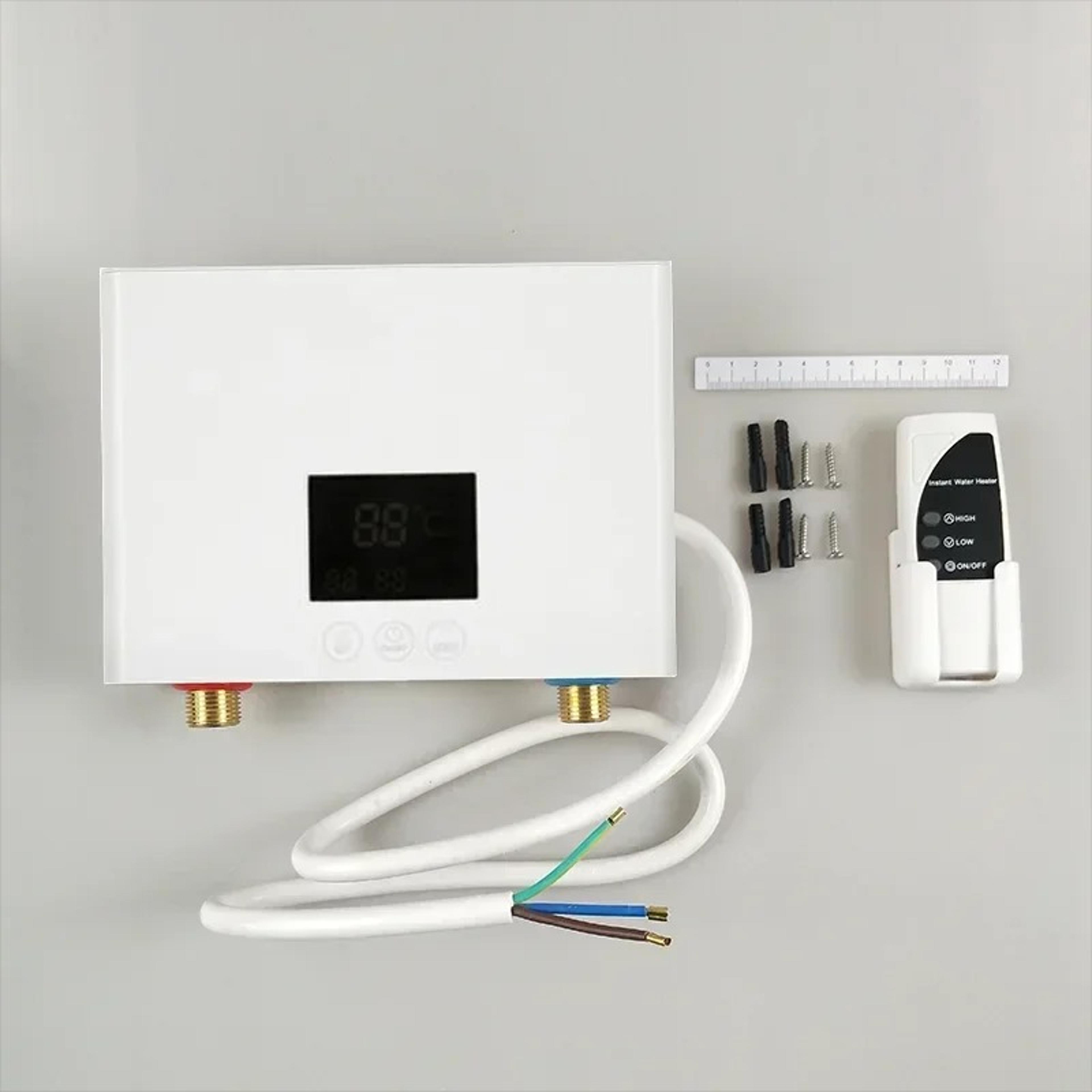electric instant tankless water heater – fast heating for shower, bathroom, kitchen sink