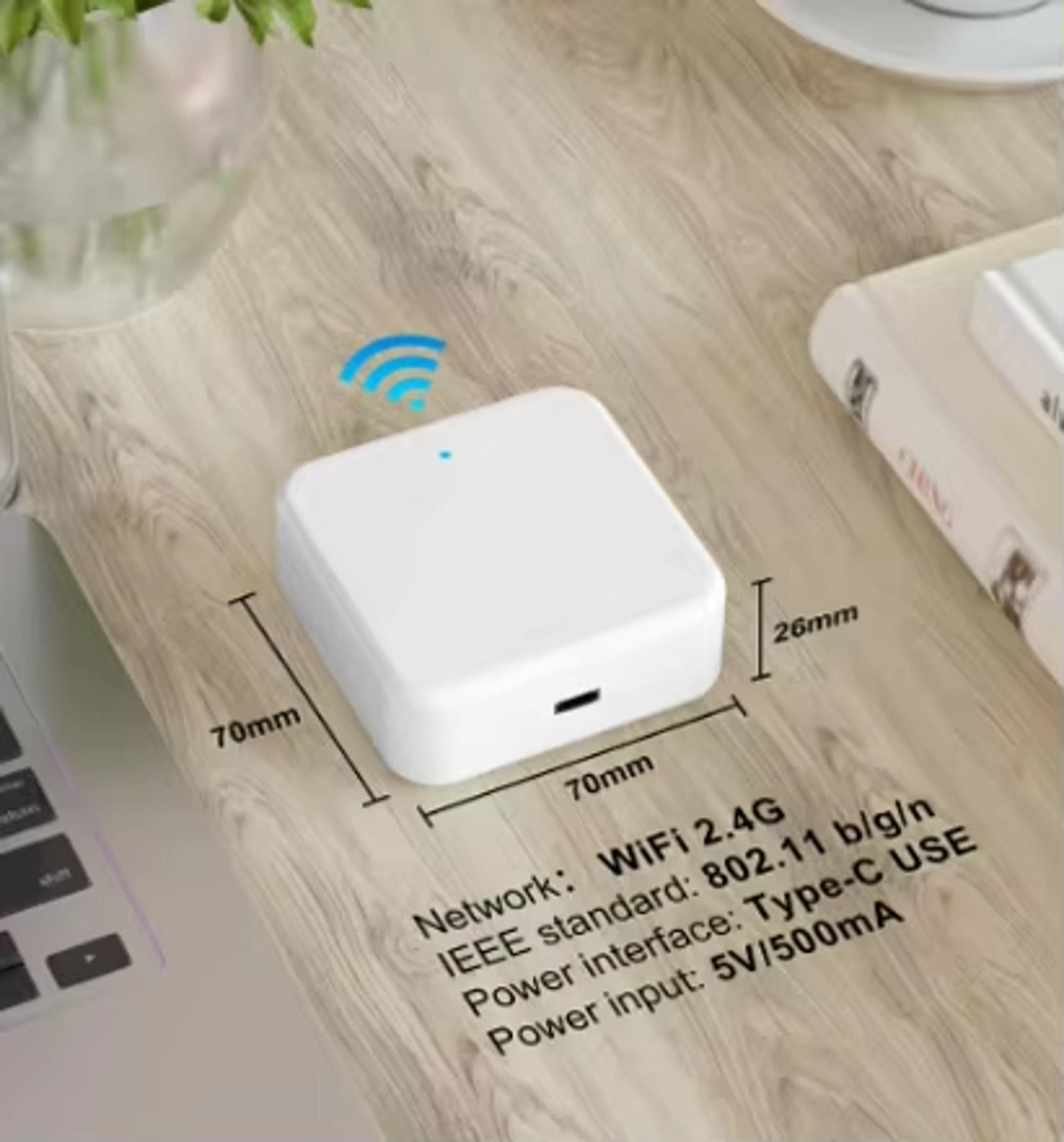 ttlock g2 wifi gateway for smart door lock – bluetooth to wi-fi converter for remote unlock