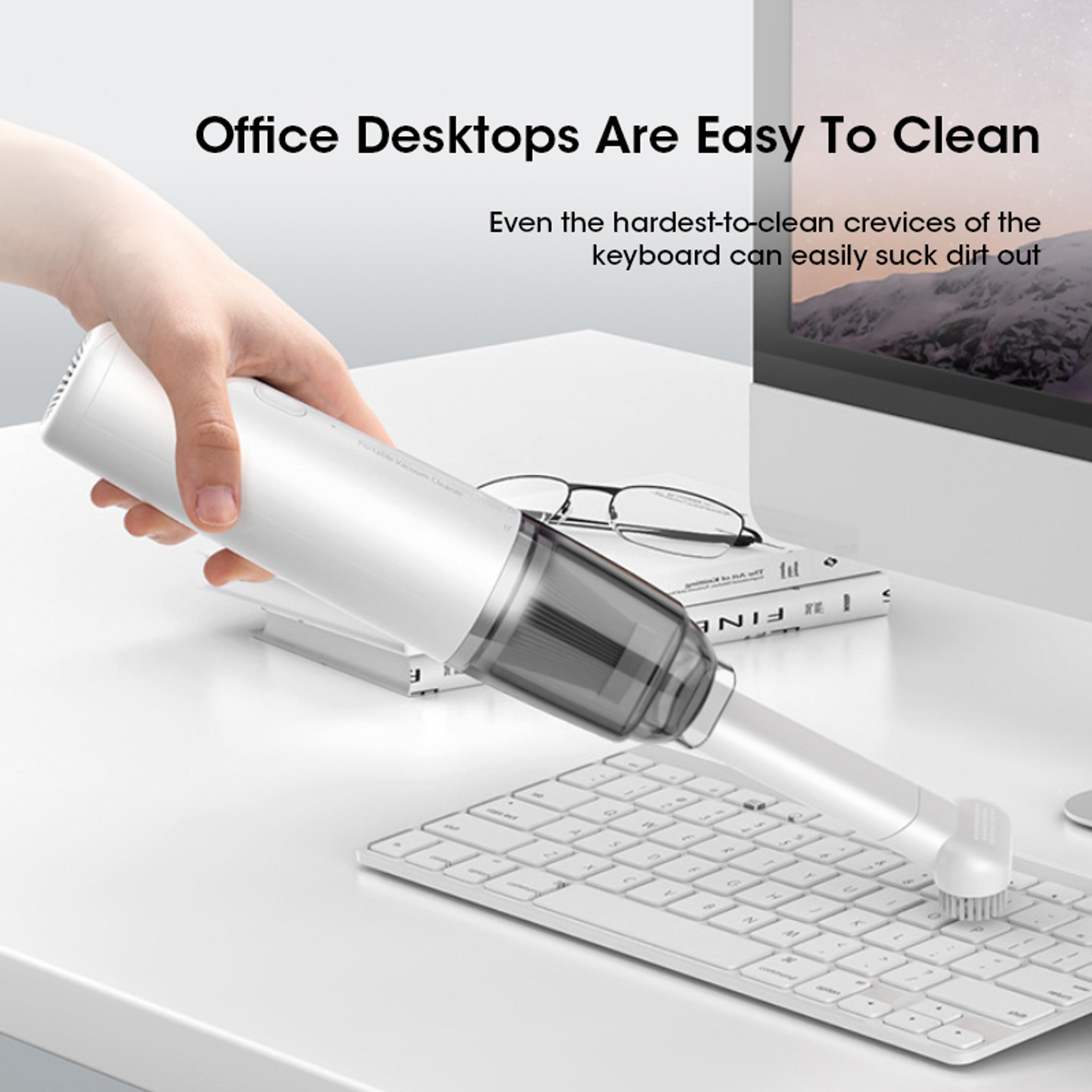 portable mini wireless car vacuum cleaner handheld multifunctional strong suction low noise convenient for home and car cleaning