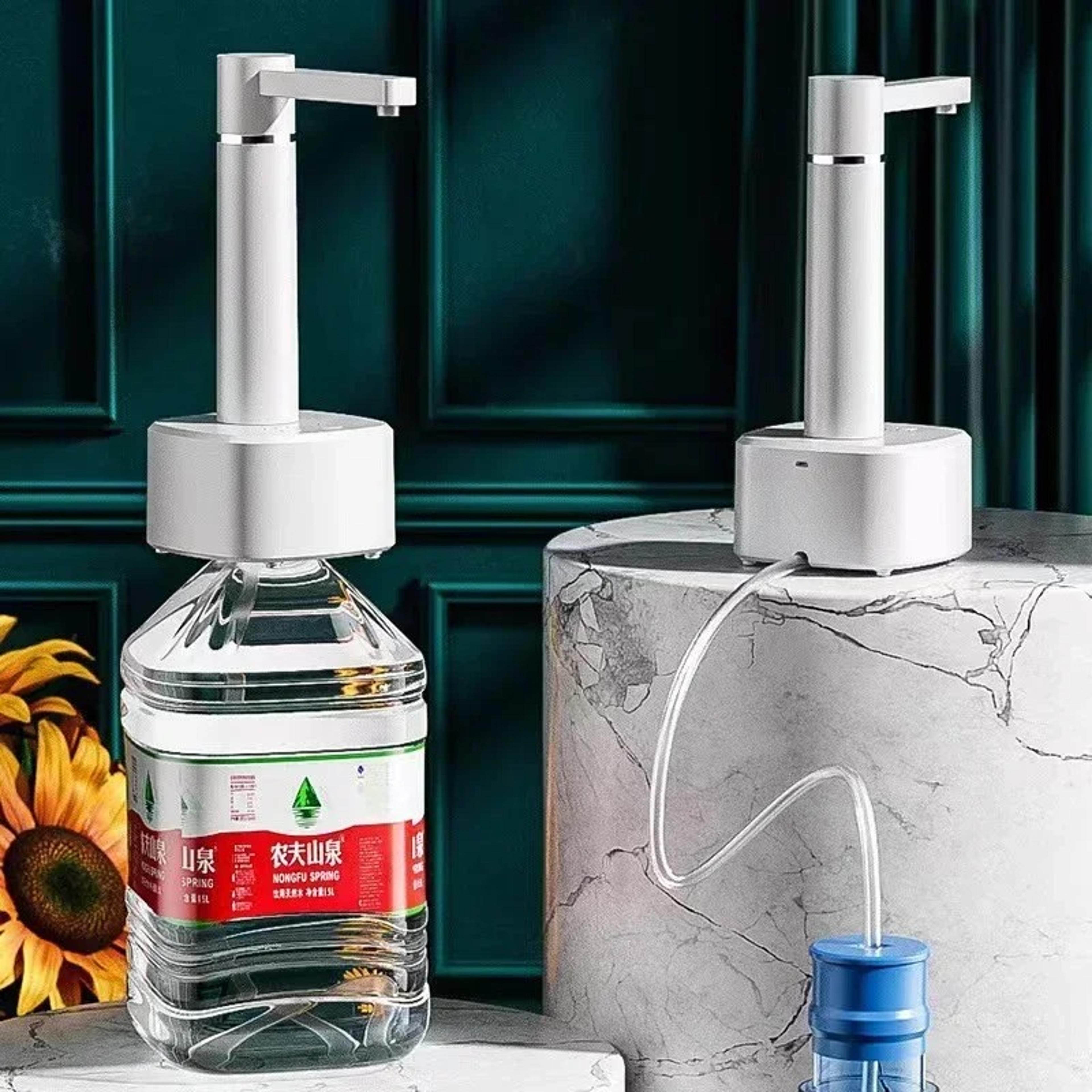 usb foldable & rotatable water dispenser pump – automatic gallon pump for household desktop use