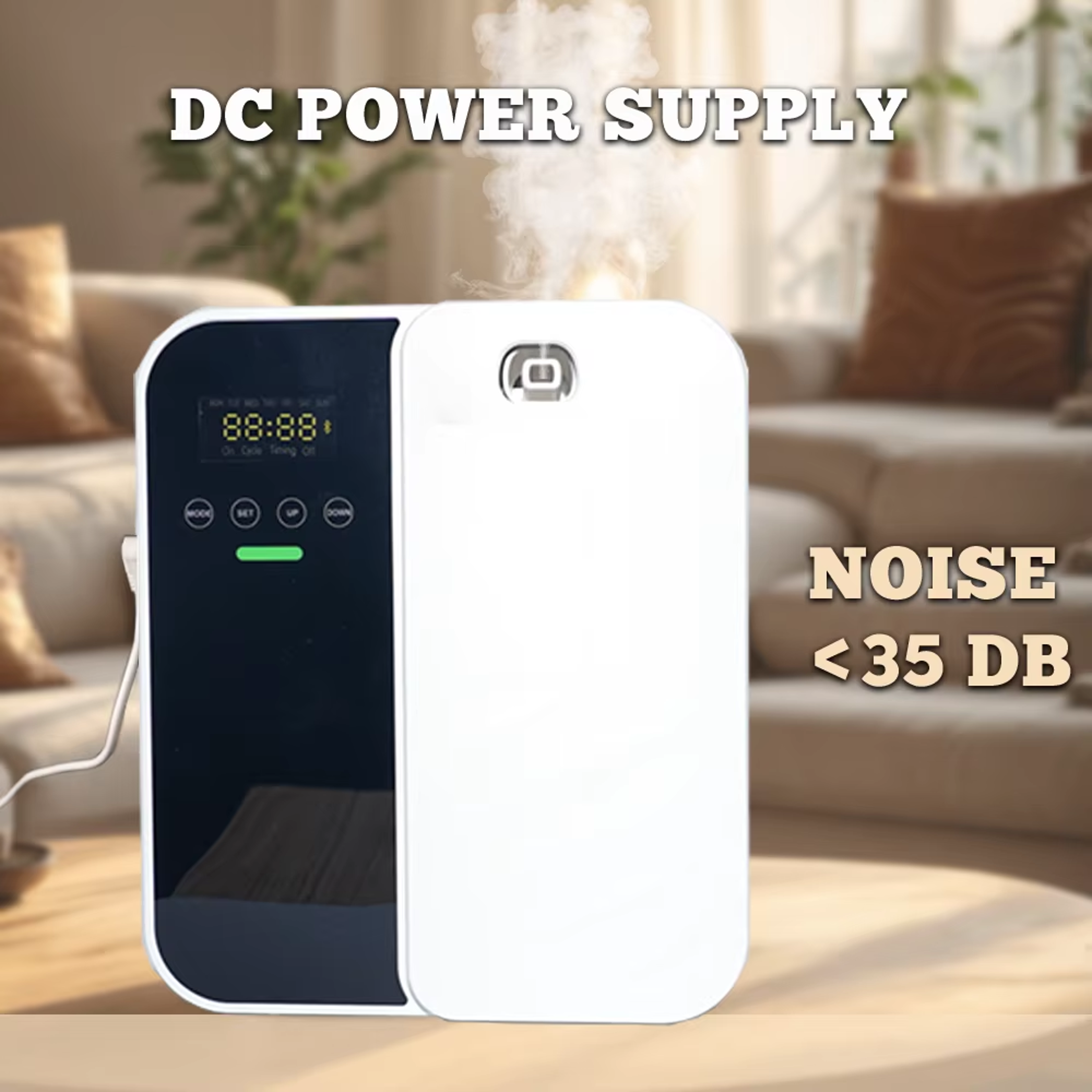 aroma diffuser electric scent machine - waterless essential oil air freshener, capacity