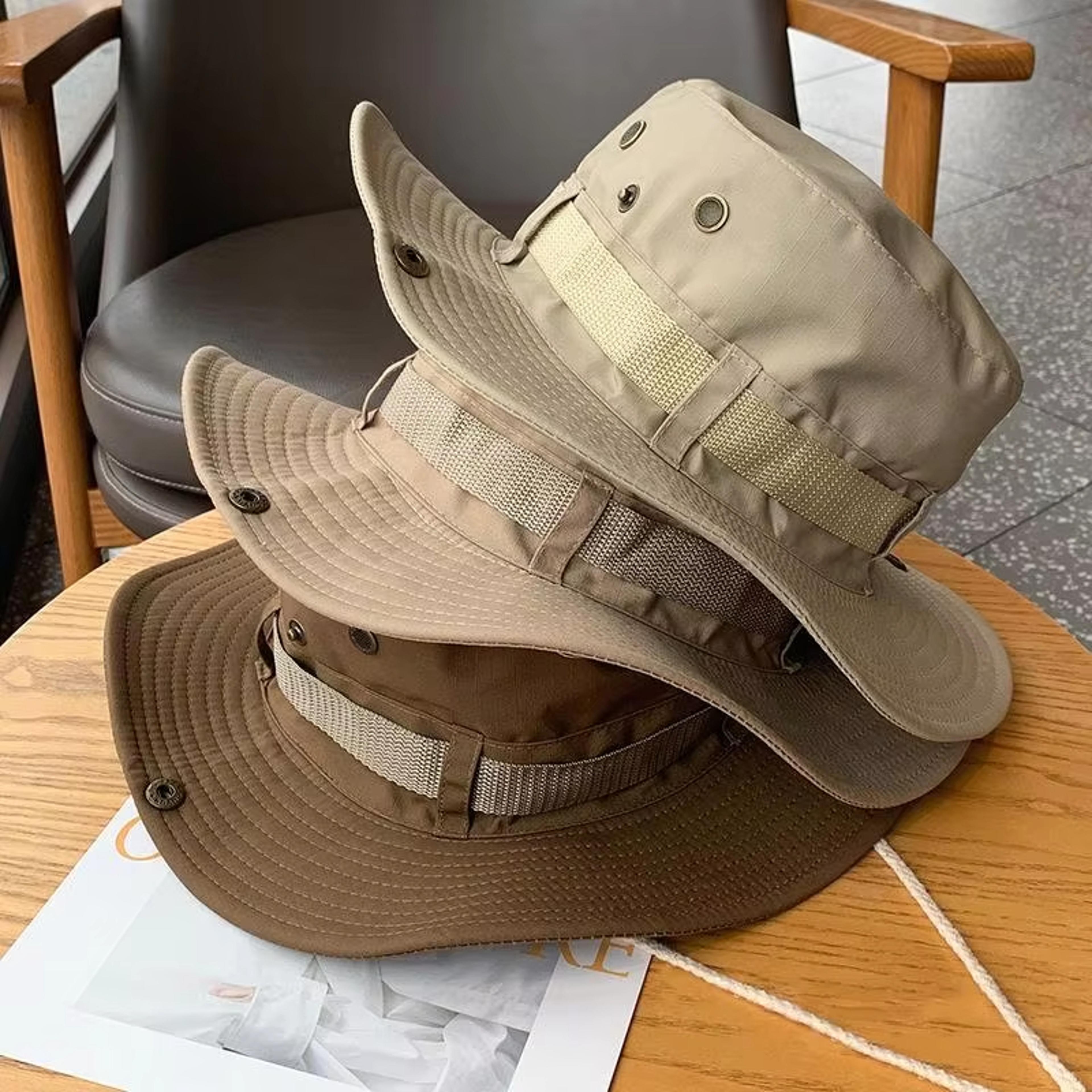 unisex sun hat for outdoor activities – uv protection, breathable & foldable with adjustable chin strap