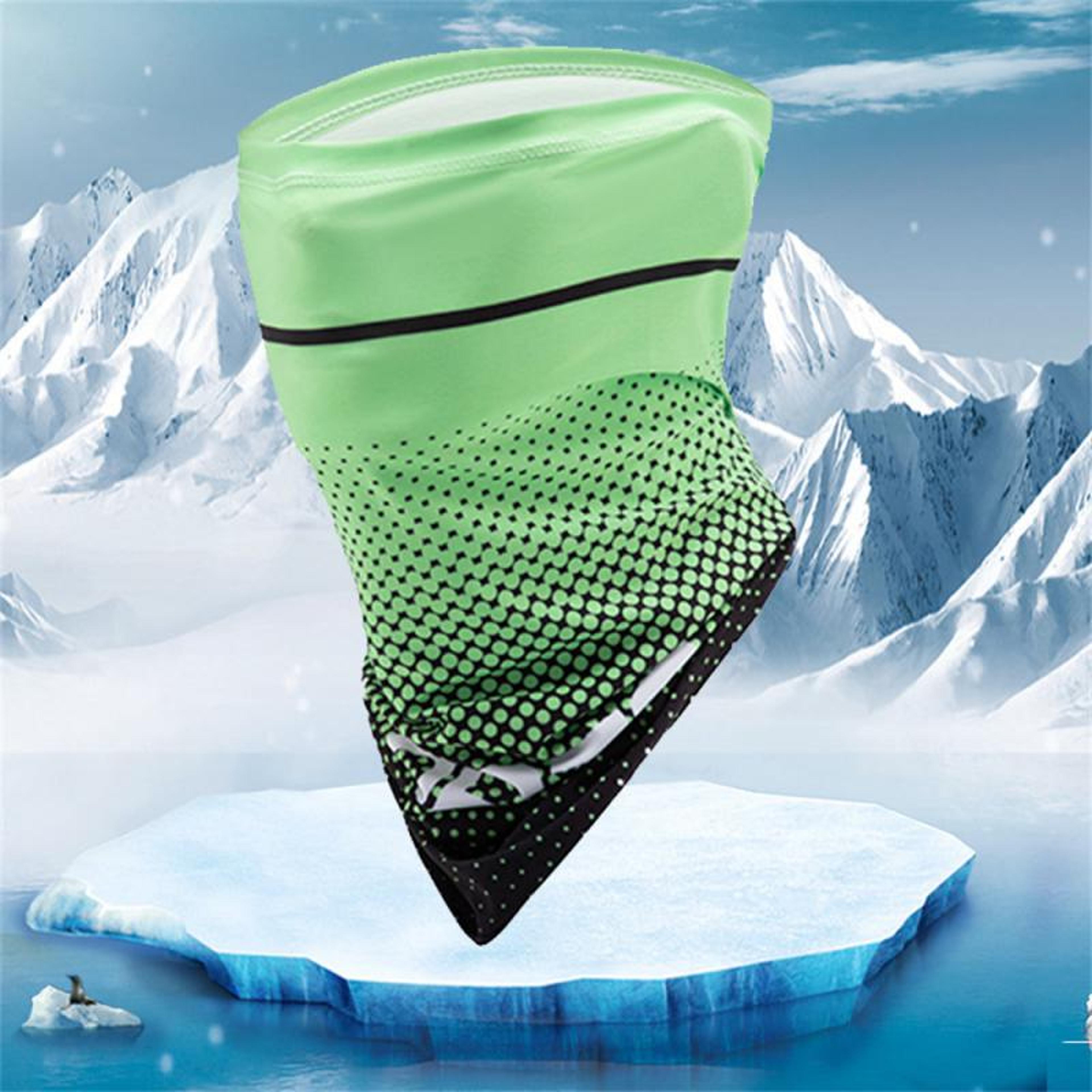 ice silk cycling face mask & neck scarf for outdoor protection