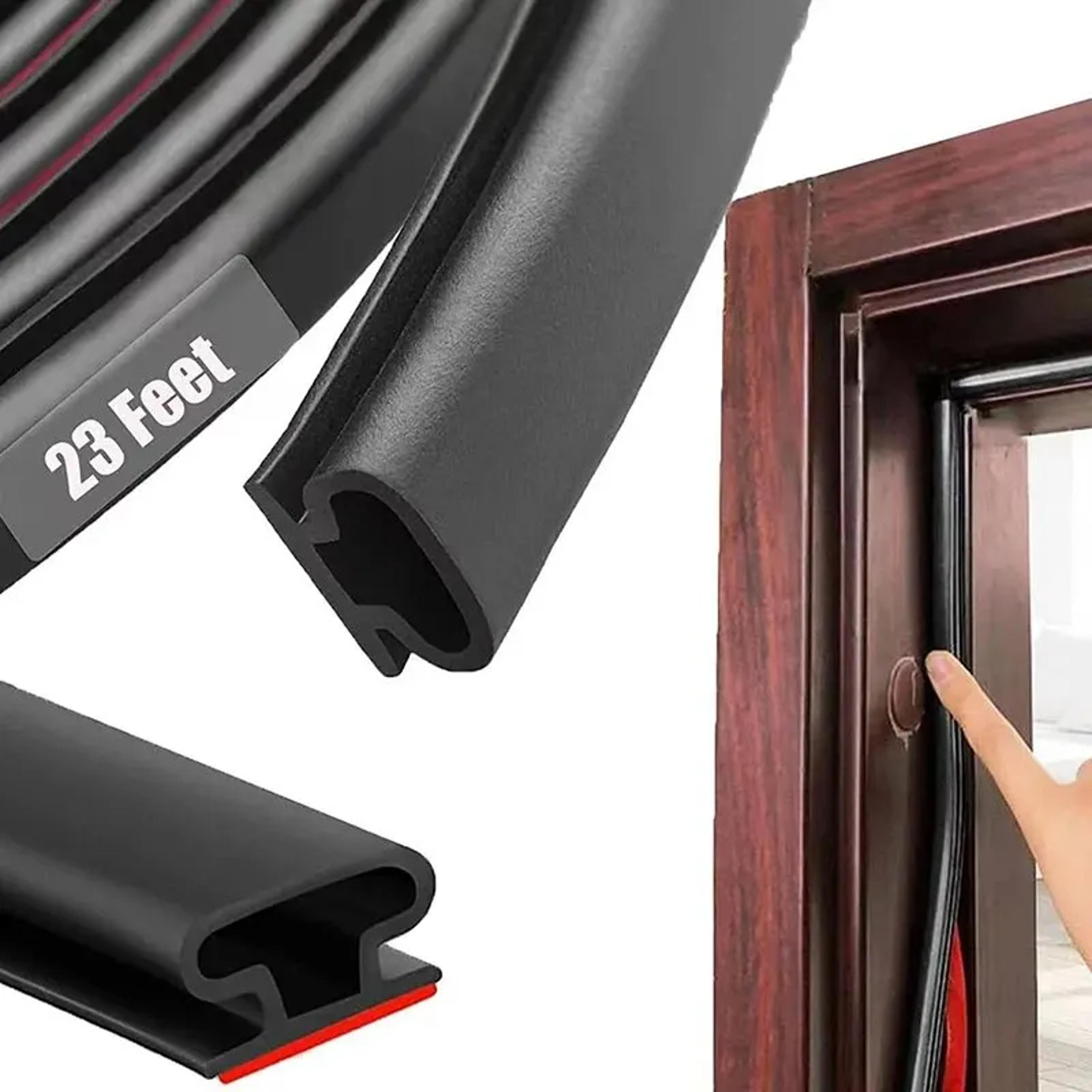 self-adhesive weatherproof security door & window sealing strip – anti-collision, sound insulation, tpe