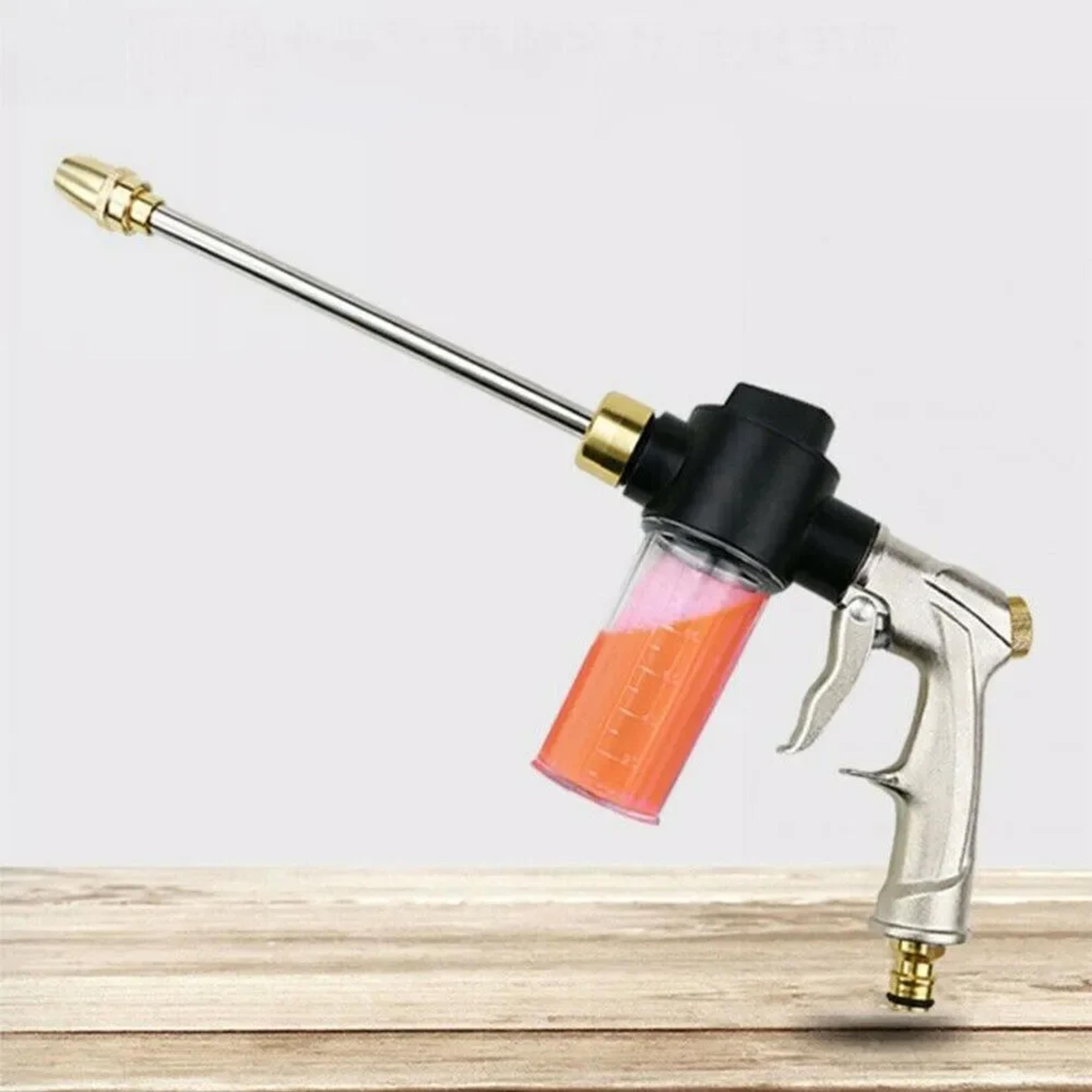 high pressure car wash foam gun adjustable metal garden watering sprinkler for efficient irrigation
