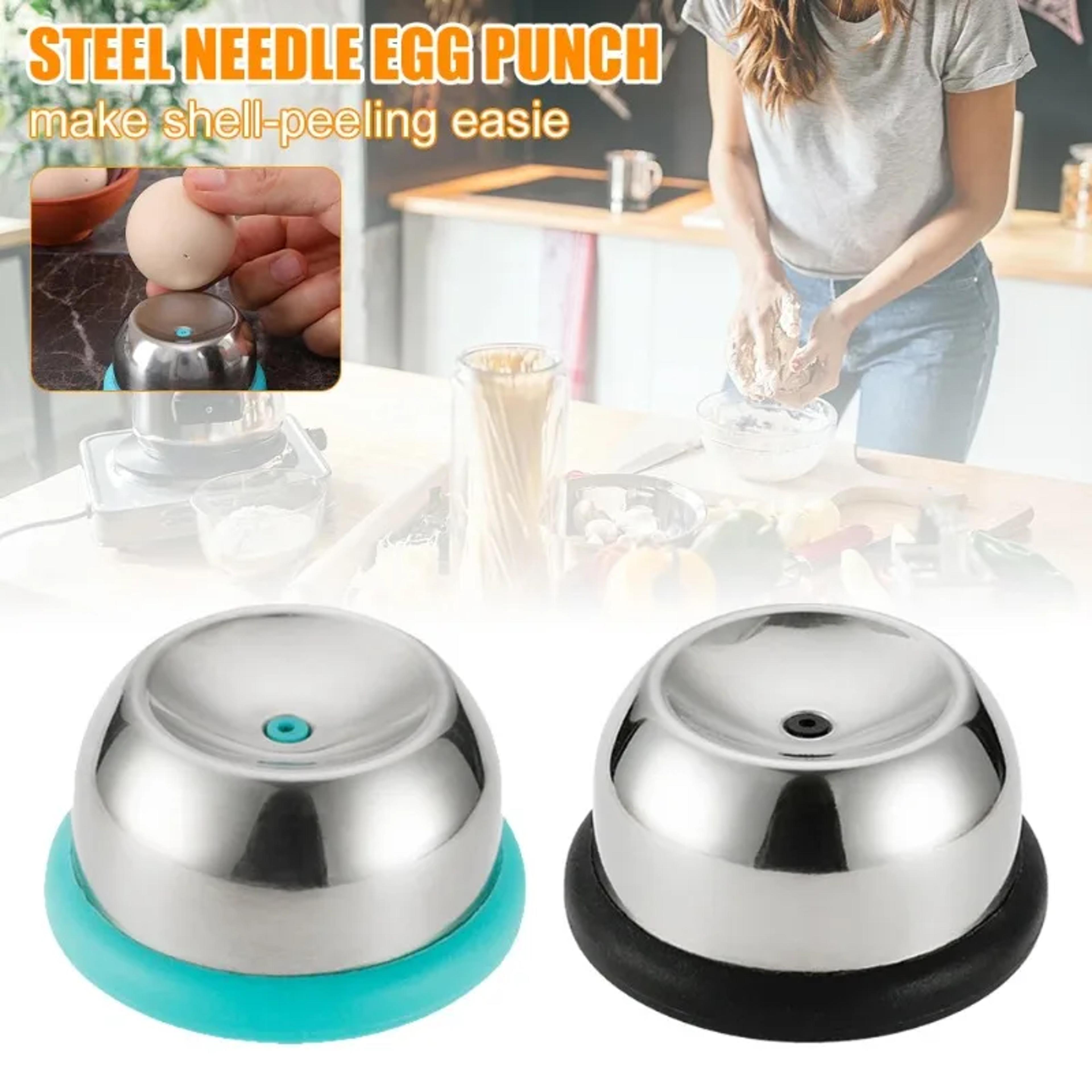egg piercer tool – stainless steel needle egg hole puncher for poaching & baking