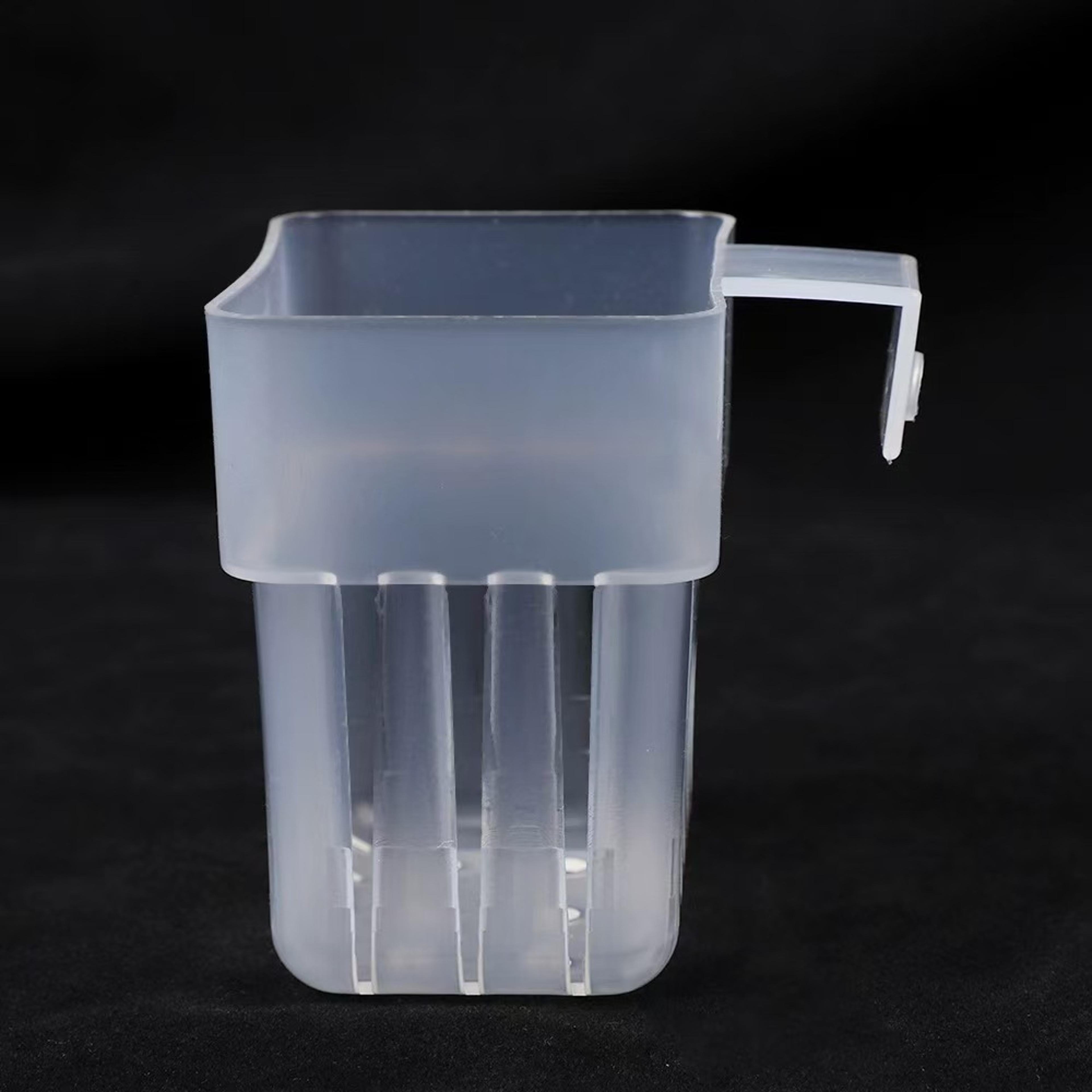 hydroponic planting cup wall mounted transparent fish tank decoration