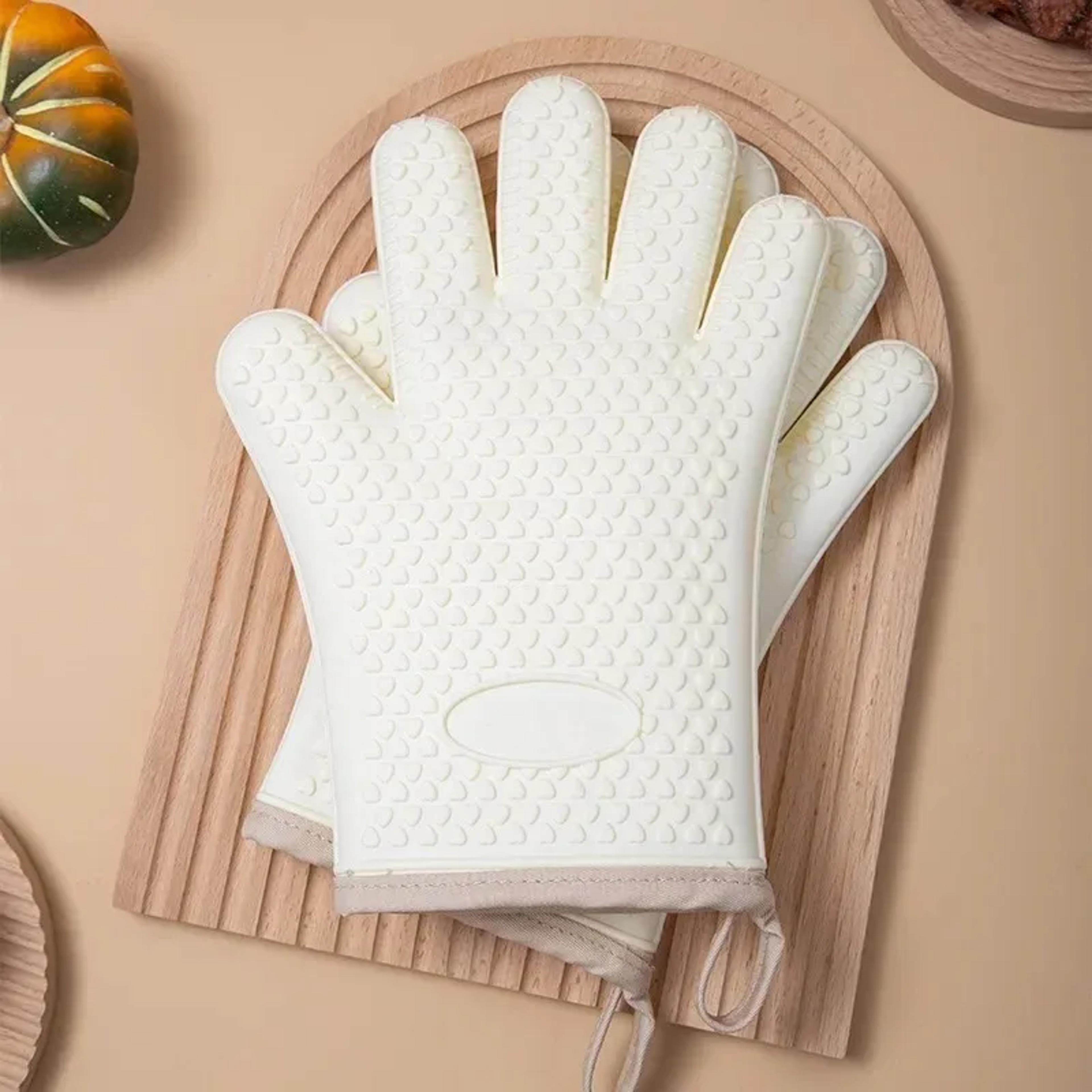 heat-insulating silicone hand cover for kitchen ovens - anti-heat, thickened protection