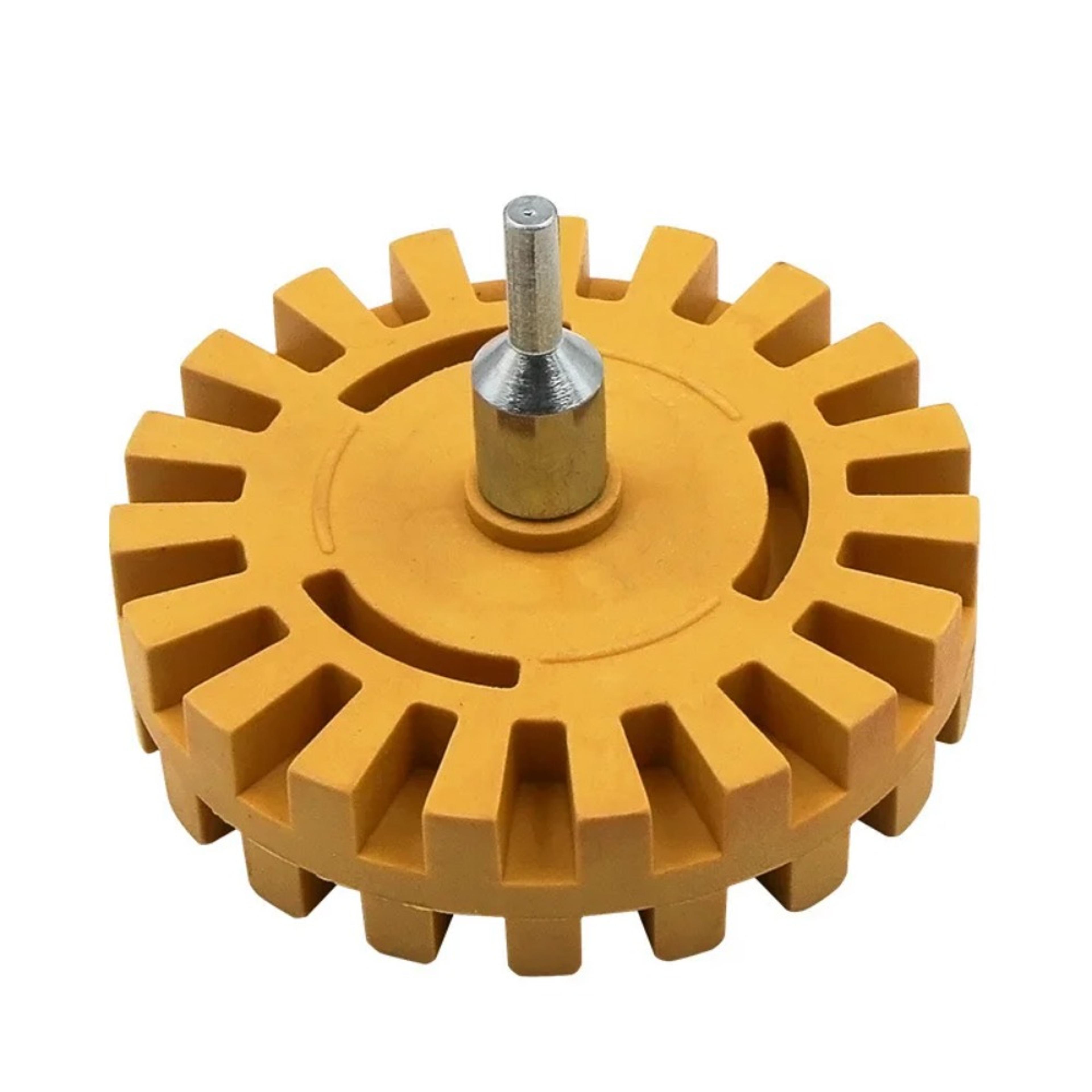 car eraser wheel for decal removal & paint repair – power drill adapter rubber tool for quick pinstripe removal