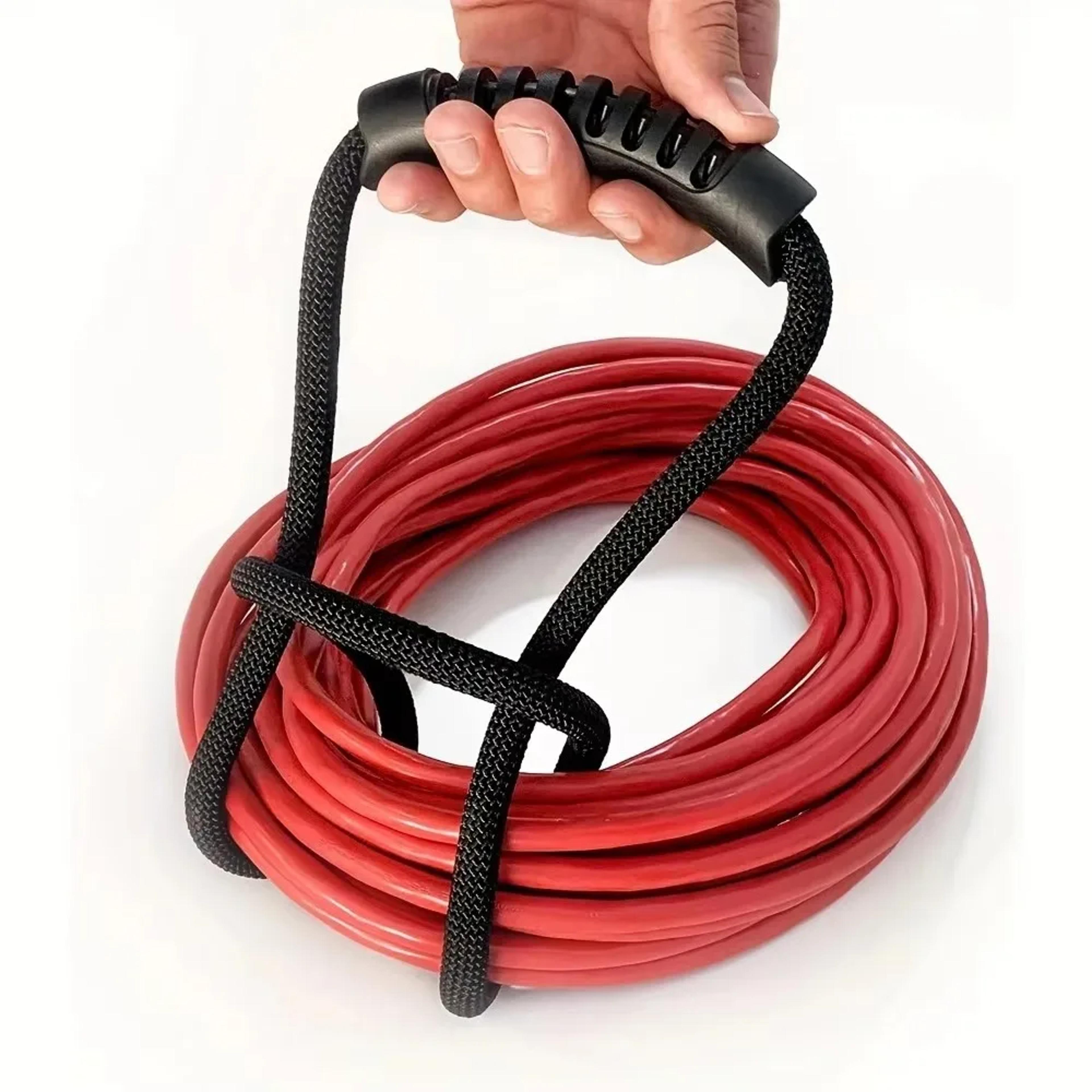 versatile storage strap with handle – multipurpose organizer for hoses, cords & more