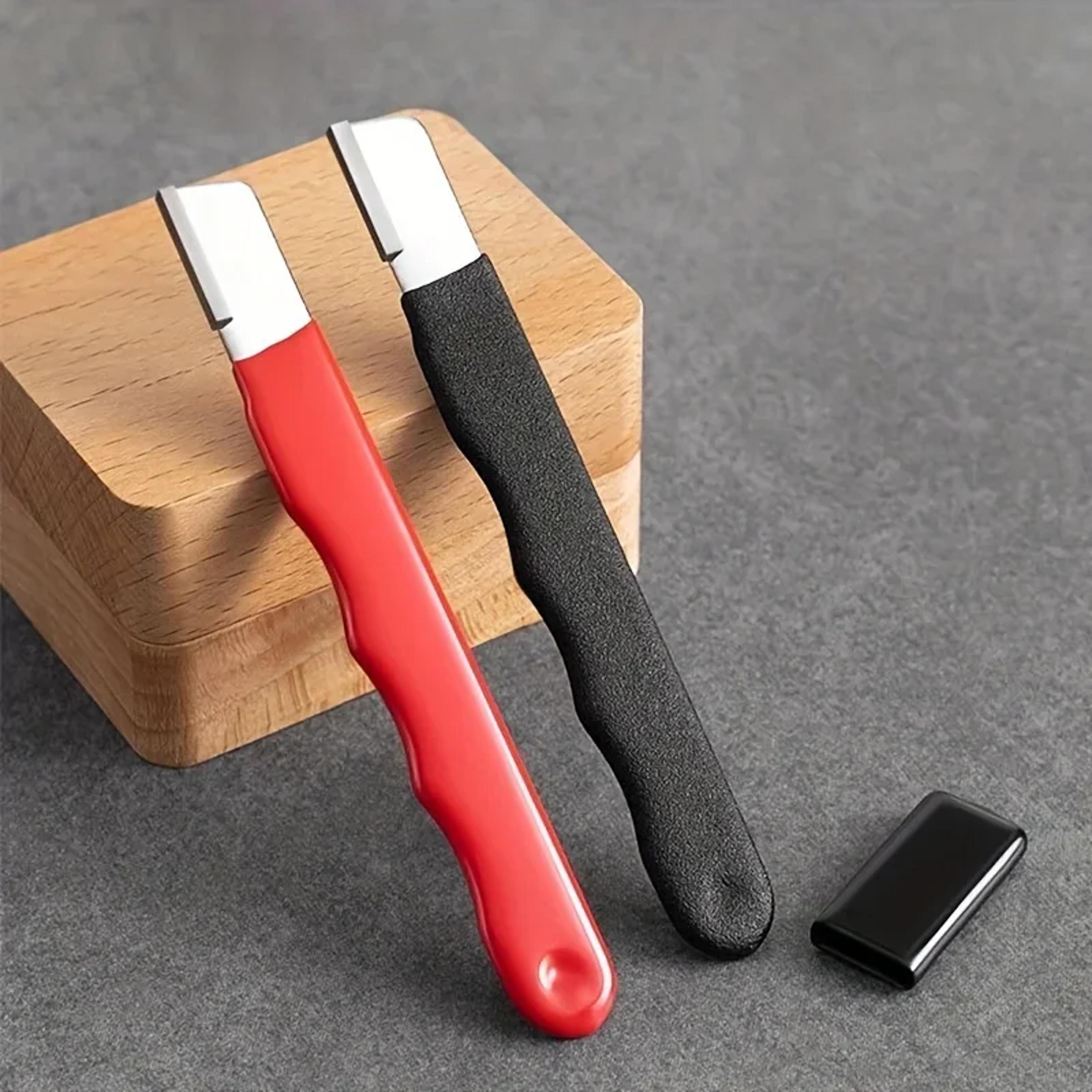 alloy steel sharpener stone for garden tools, shears & chisels – quick scissor sharpening tool