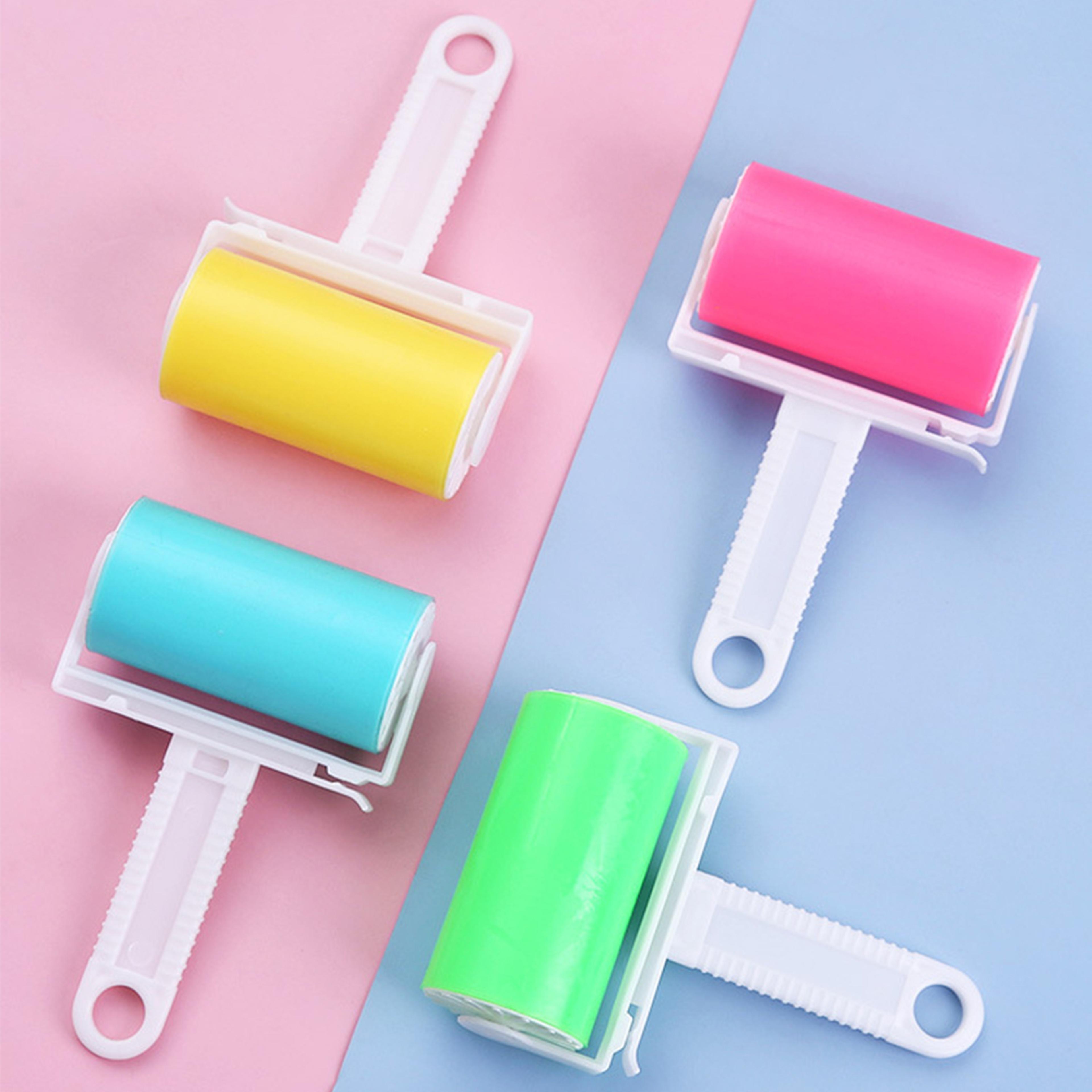 reusable lint roller for clothes and pet hair – washable sticky remover for home cleaning