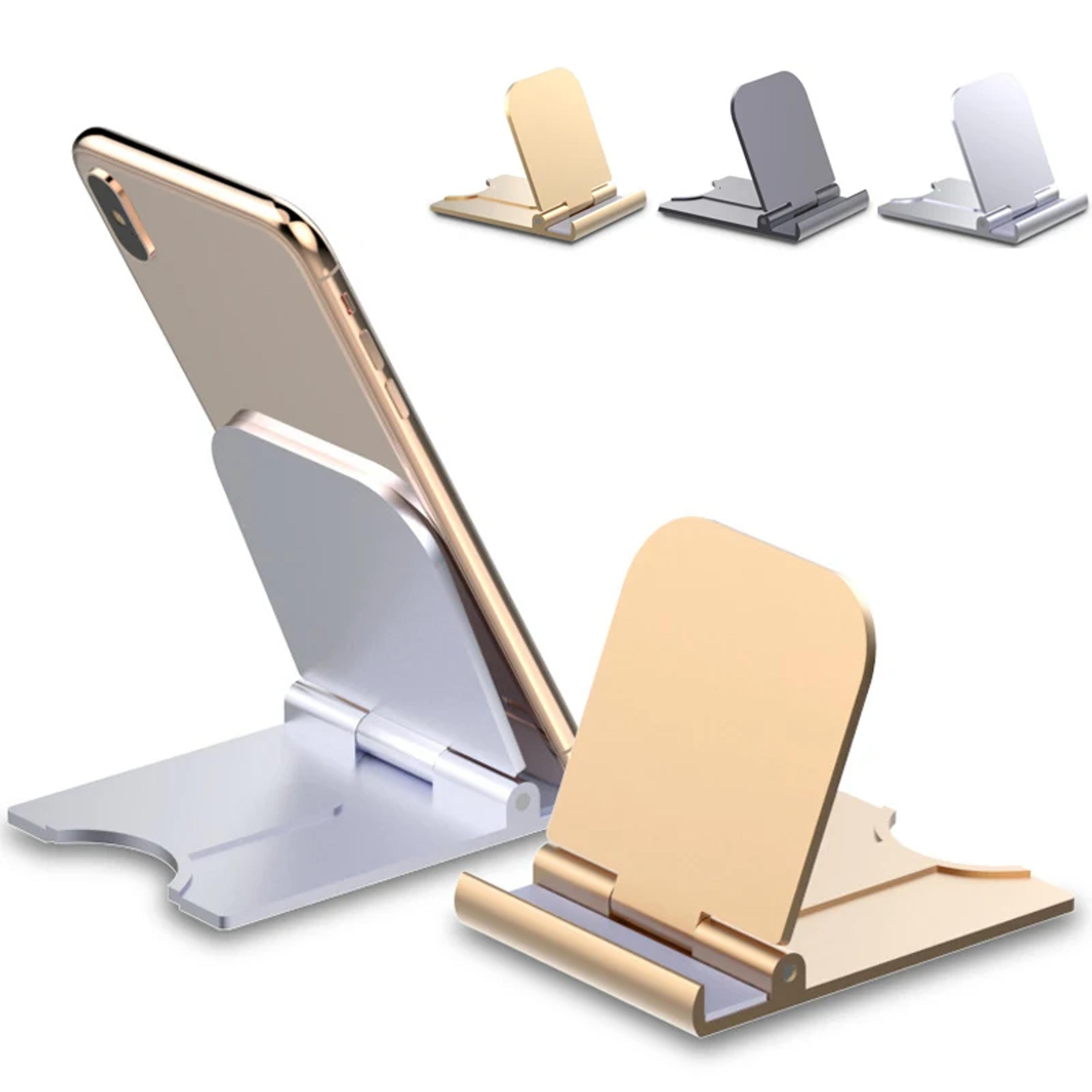 adjustable universal mobile phone holder stand for iphone, samsung, xiaomi, and tablets