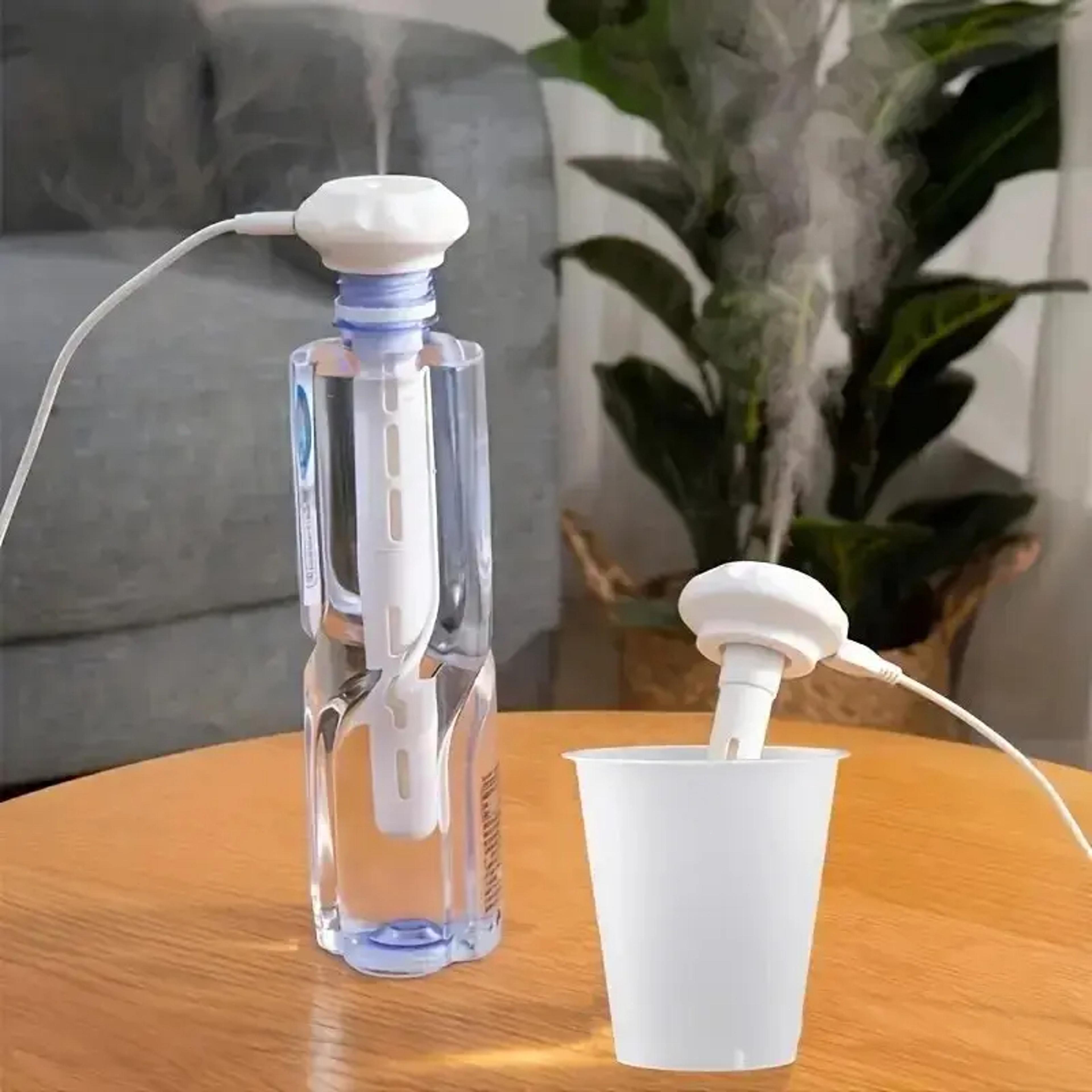 super quiet portable mist humidifier – adjustable length, no water bottle needed, perfect for office, bedroom, car