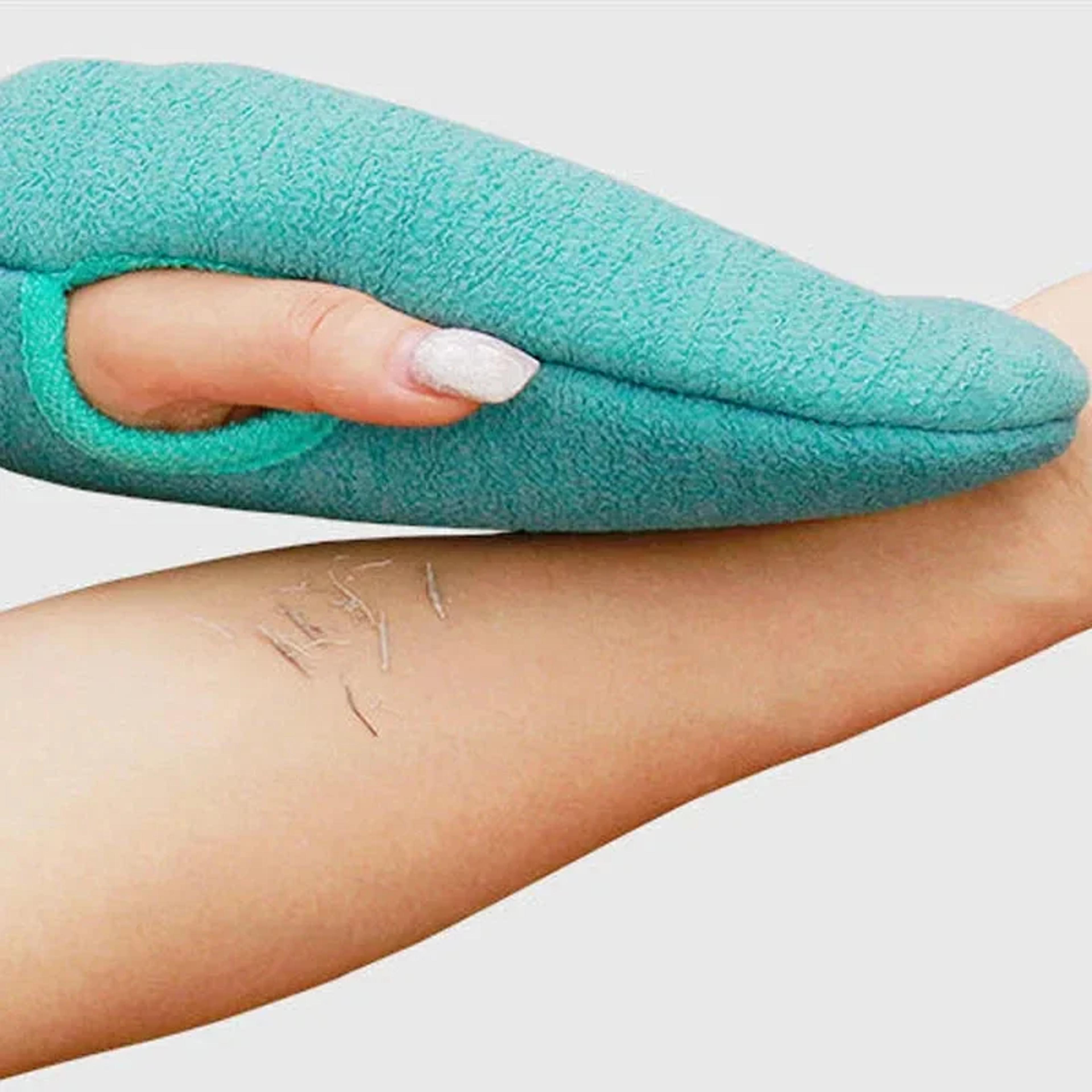 exfoliating gloves for dead skin removal – spa massage body towel for soft, smooth skin
