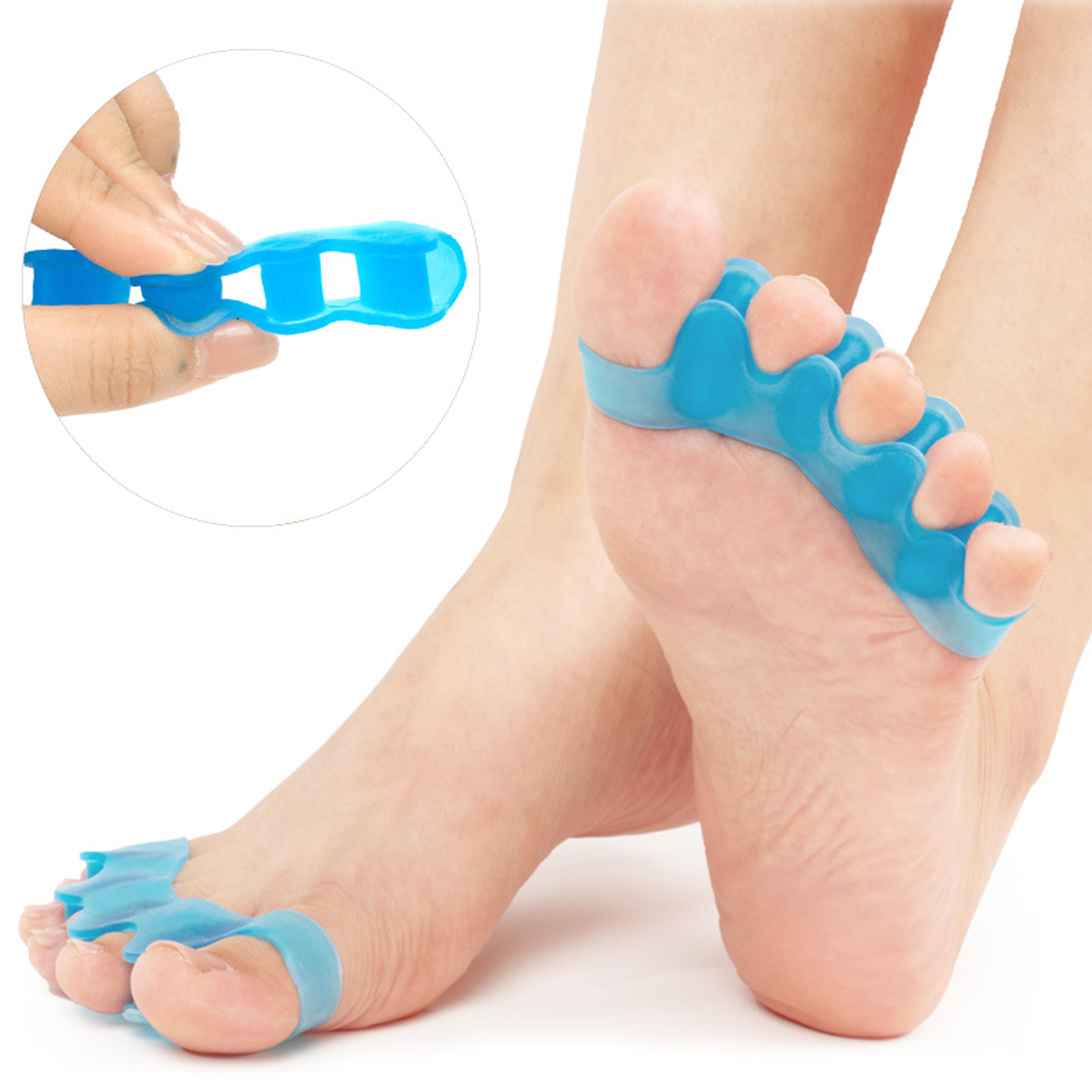 protective toe separator for bunion relief – gel silicone hammer toe corrector for women & men