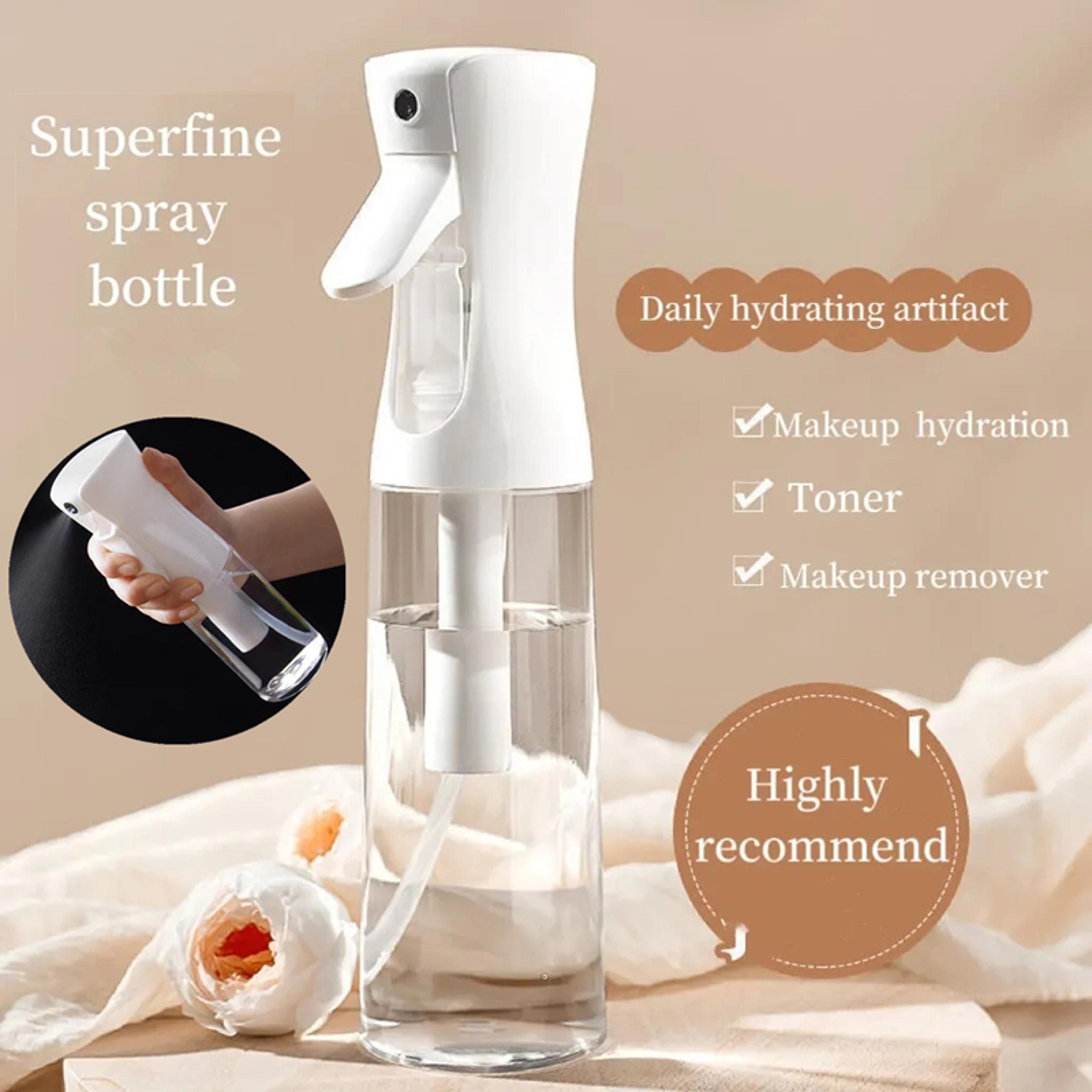 high-pressure ultra-fine atomizer spray bottle for hair, plants & disinfection