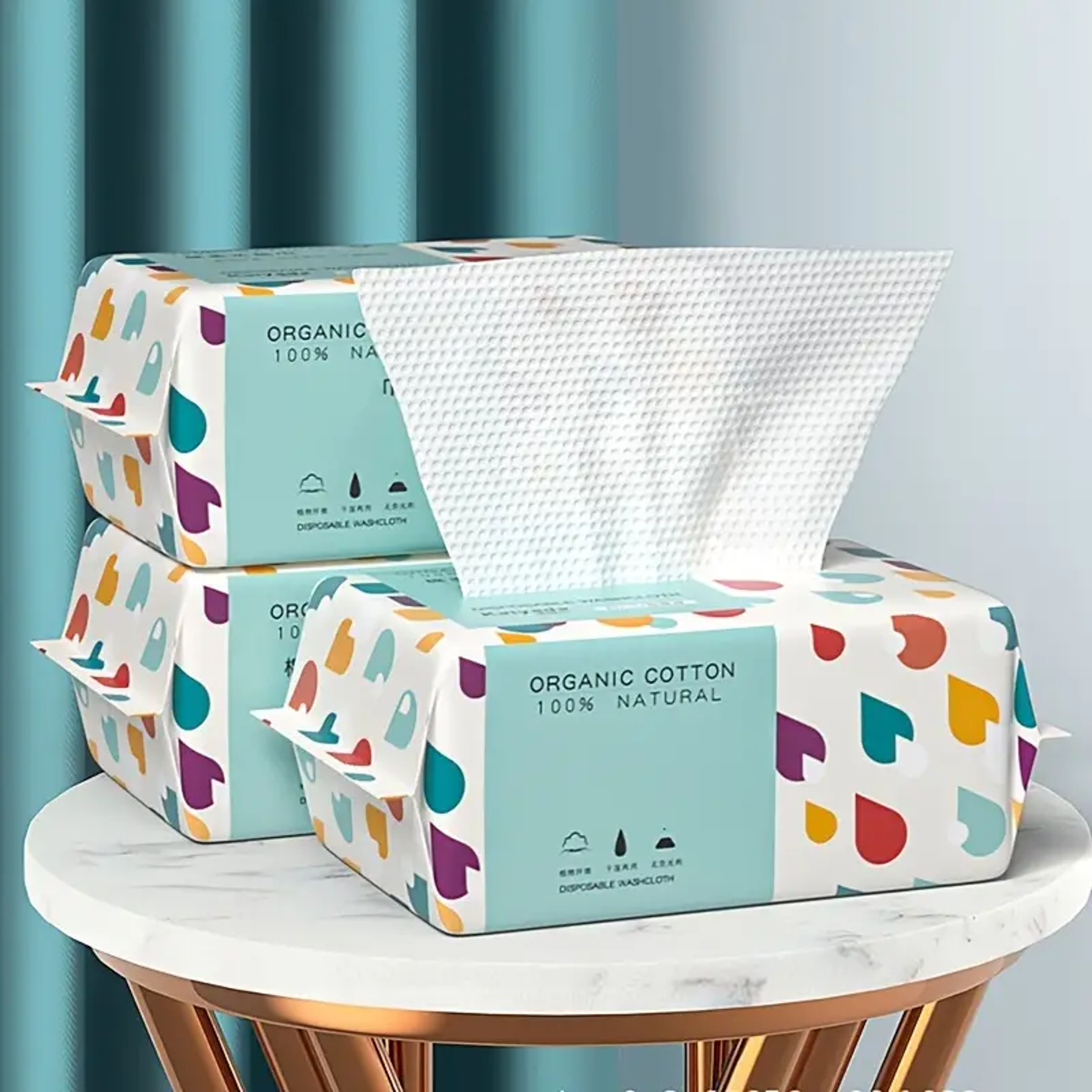 count disposable washcloths – soft, thick makeup removal towels for sensitive skin care