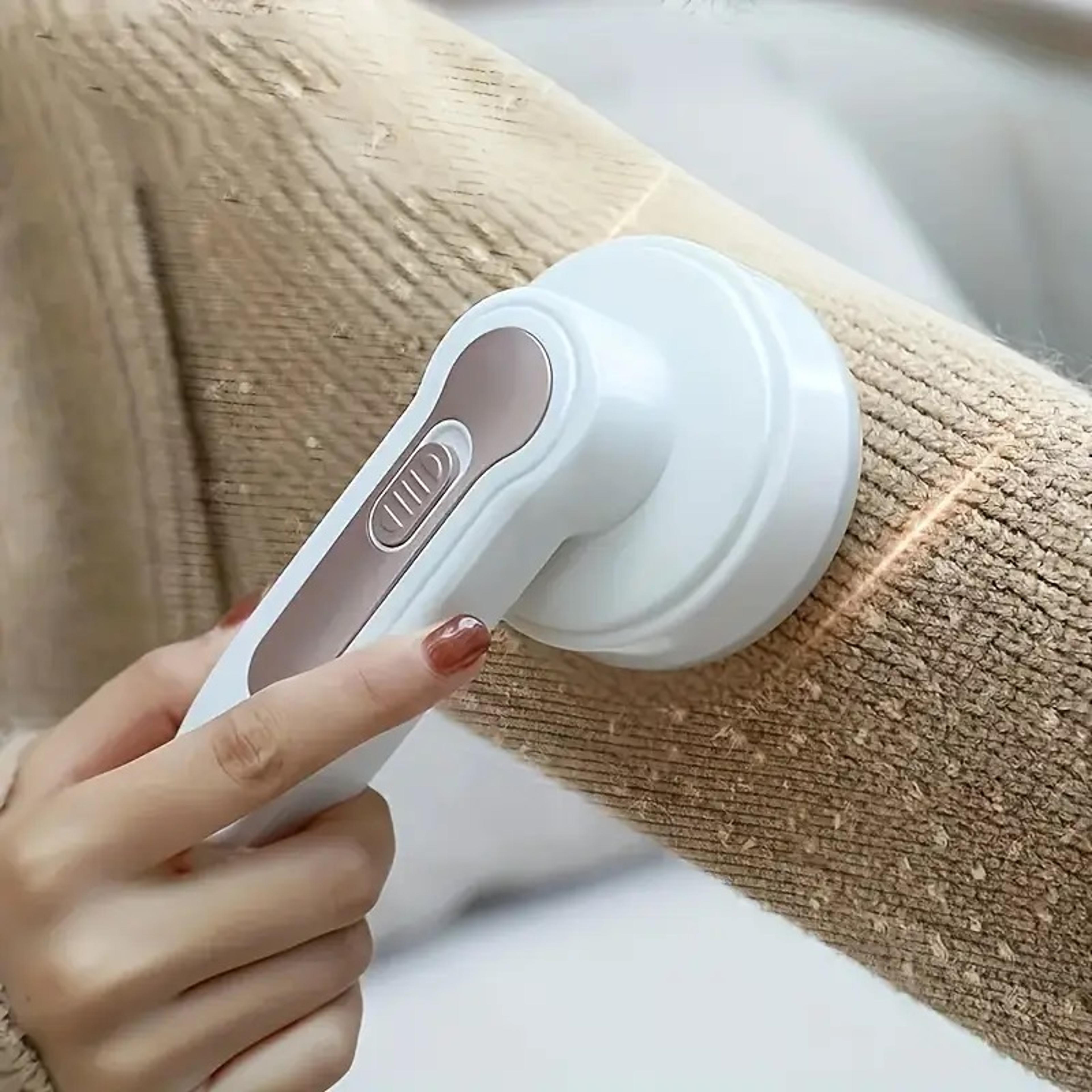 rechargeable electric hair remover & portable shaver for clothing, furniture, and carpets