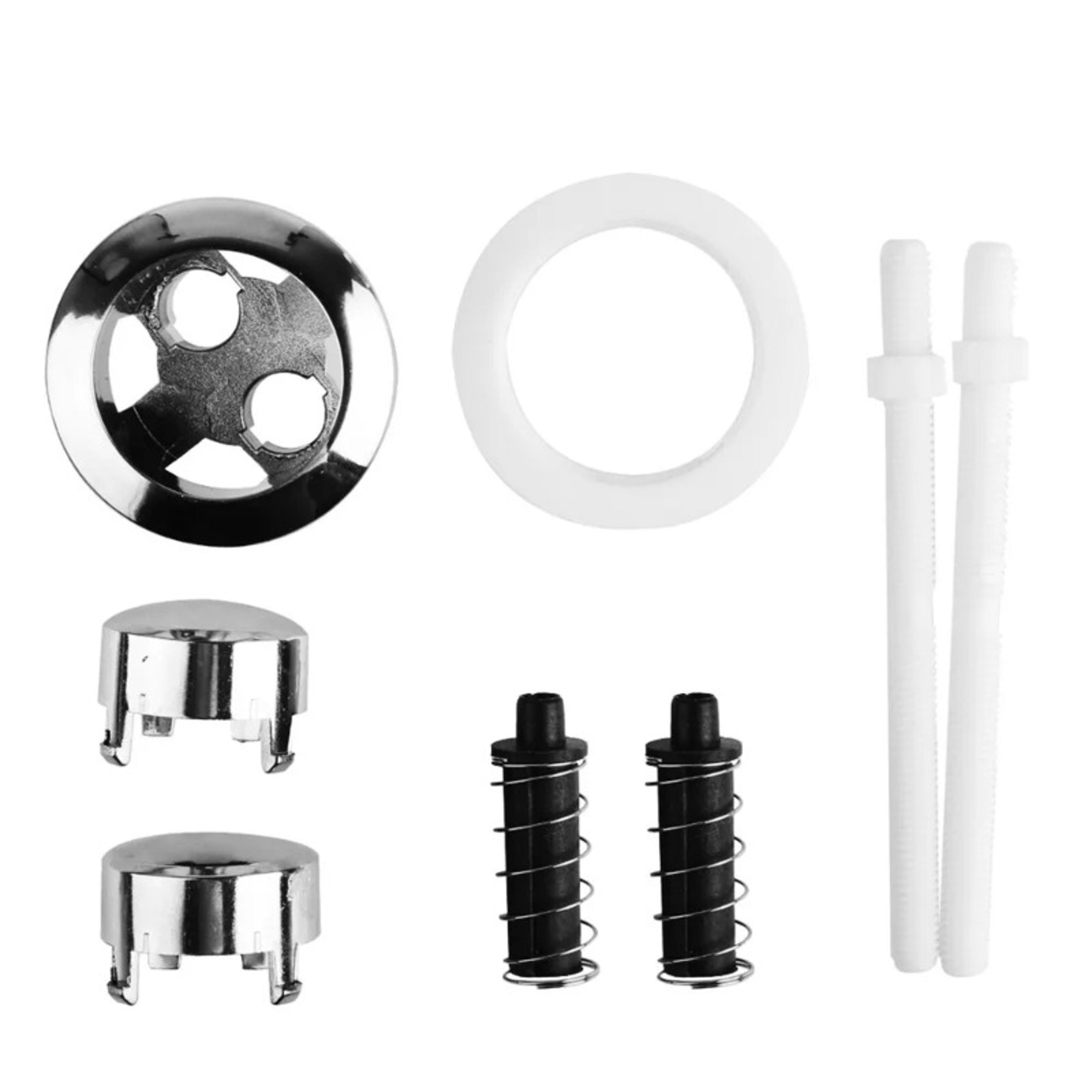 dual flush toilet push button - water-saving universal adjustable replacement part for toilet cistern tank