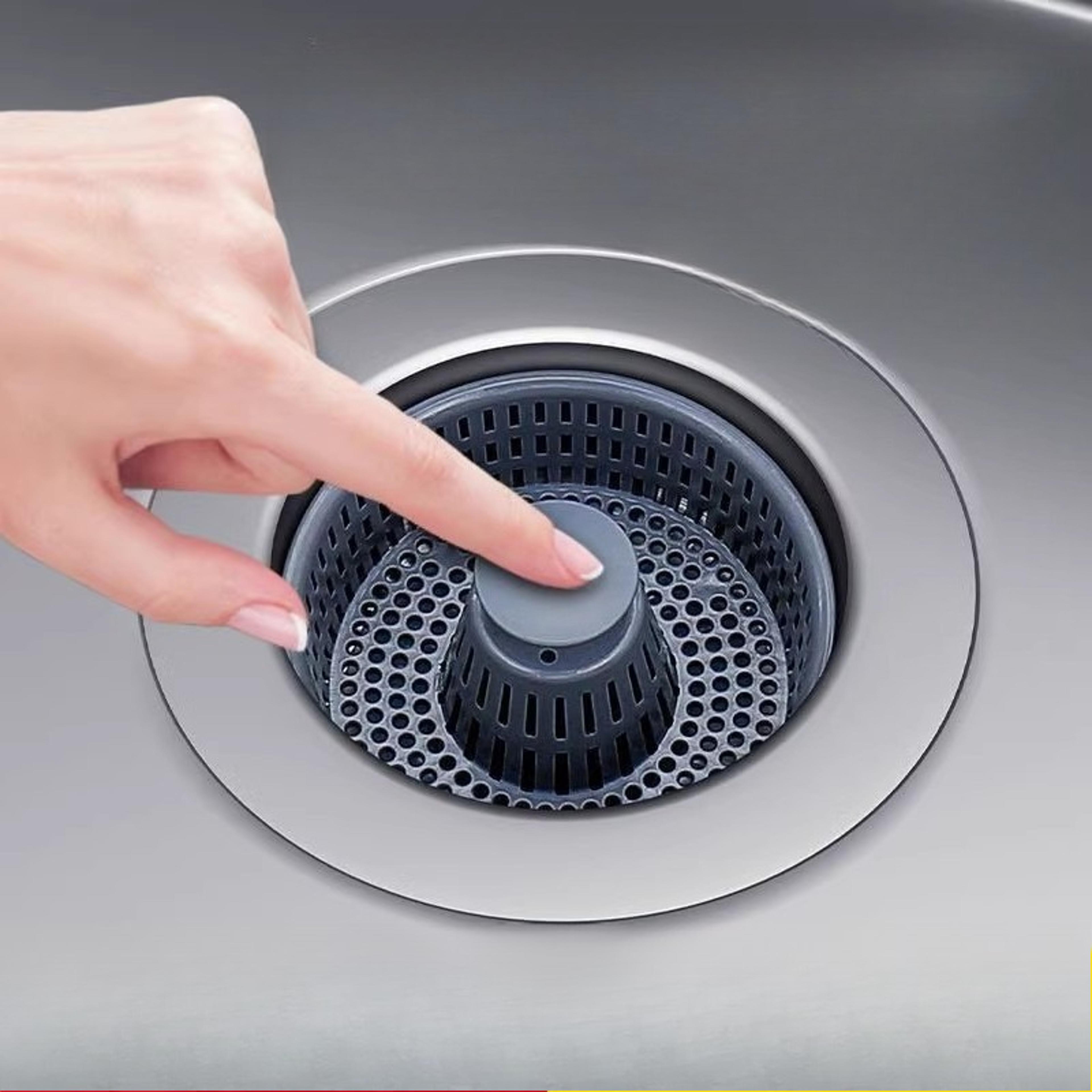pop up sink strainer and anti clog drain filter leak proof kitchen bathroom stopper