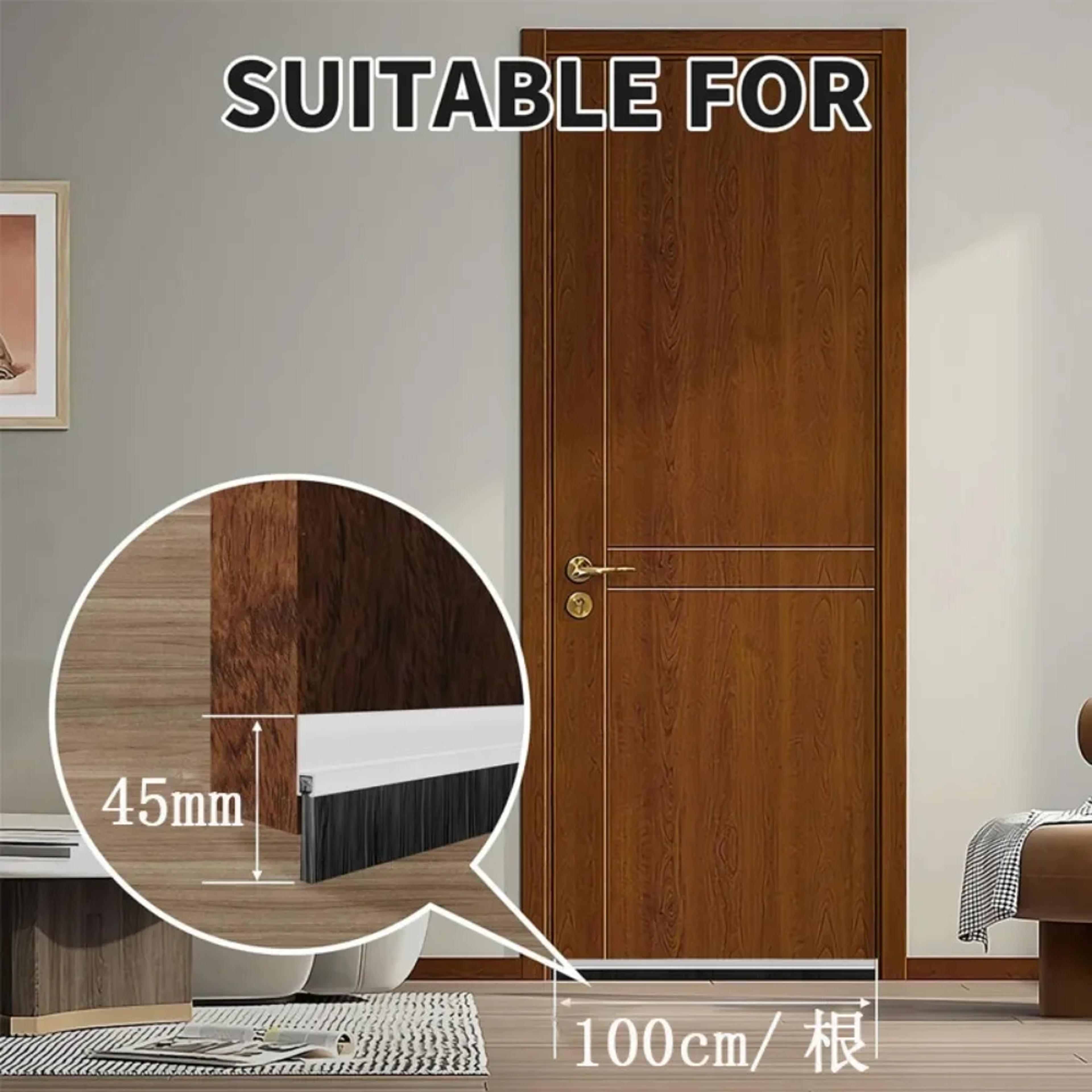 premium pvc door bottom seal strip, windproof & soundproof, insect & rodent proof