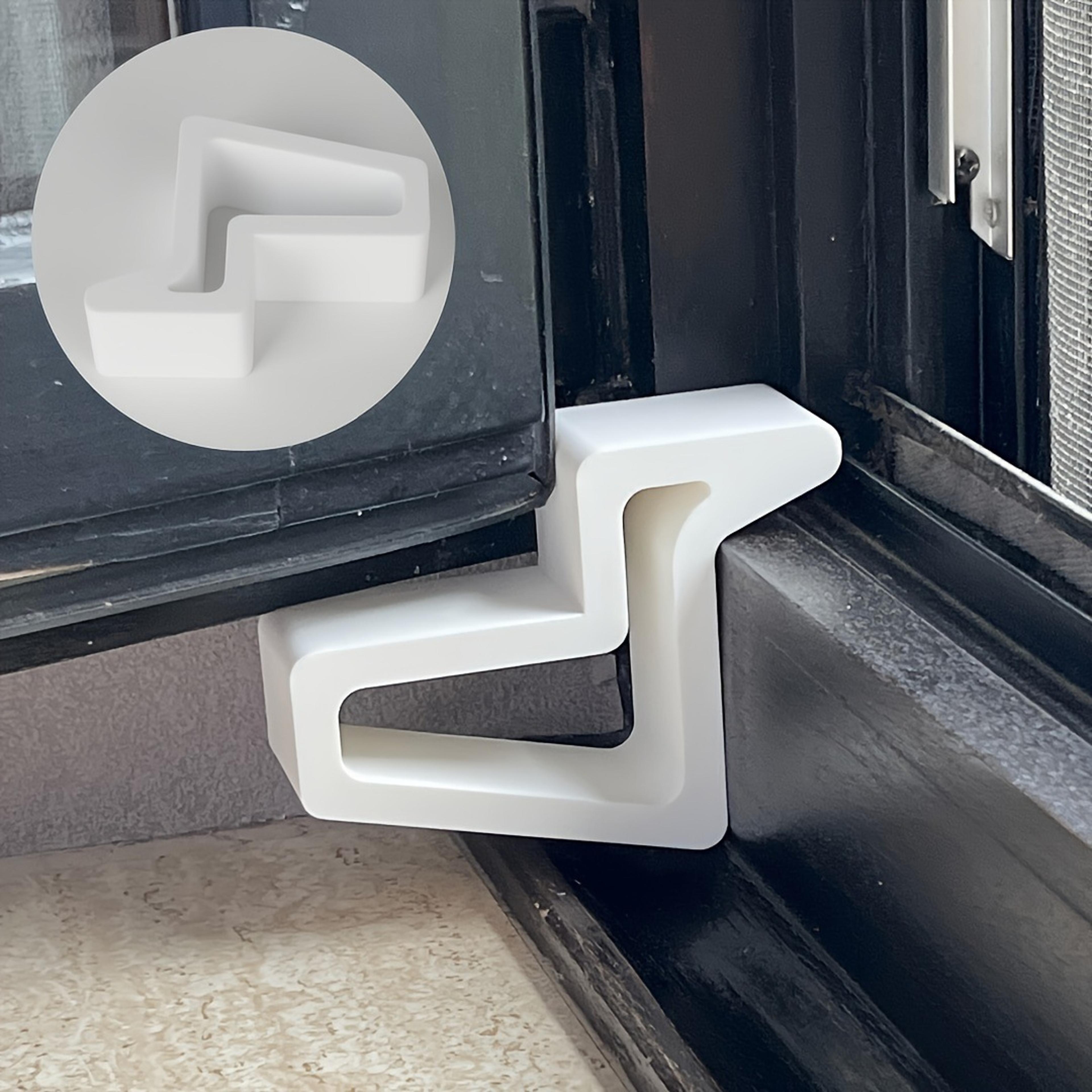 track lock reusable non slip door stopper for home and office