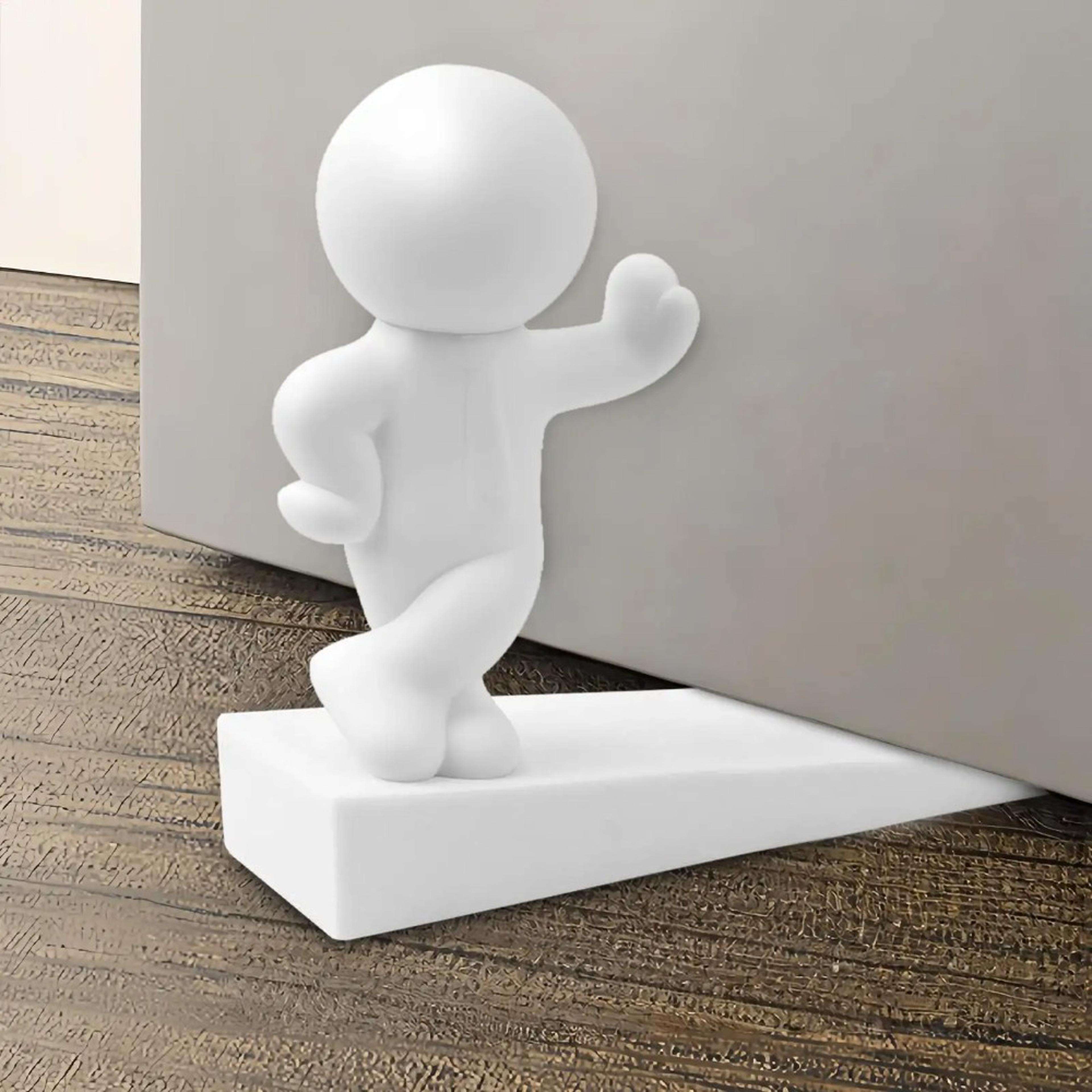 cute non-slip door stopper wedge – pet-friendly home & office safety