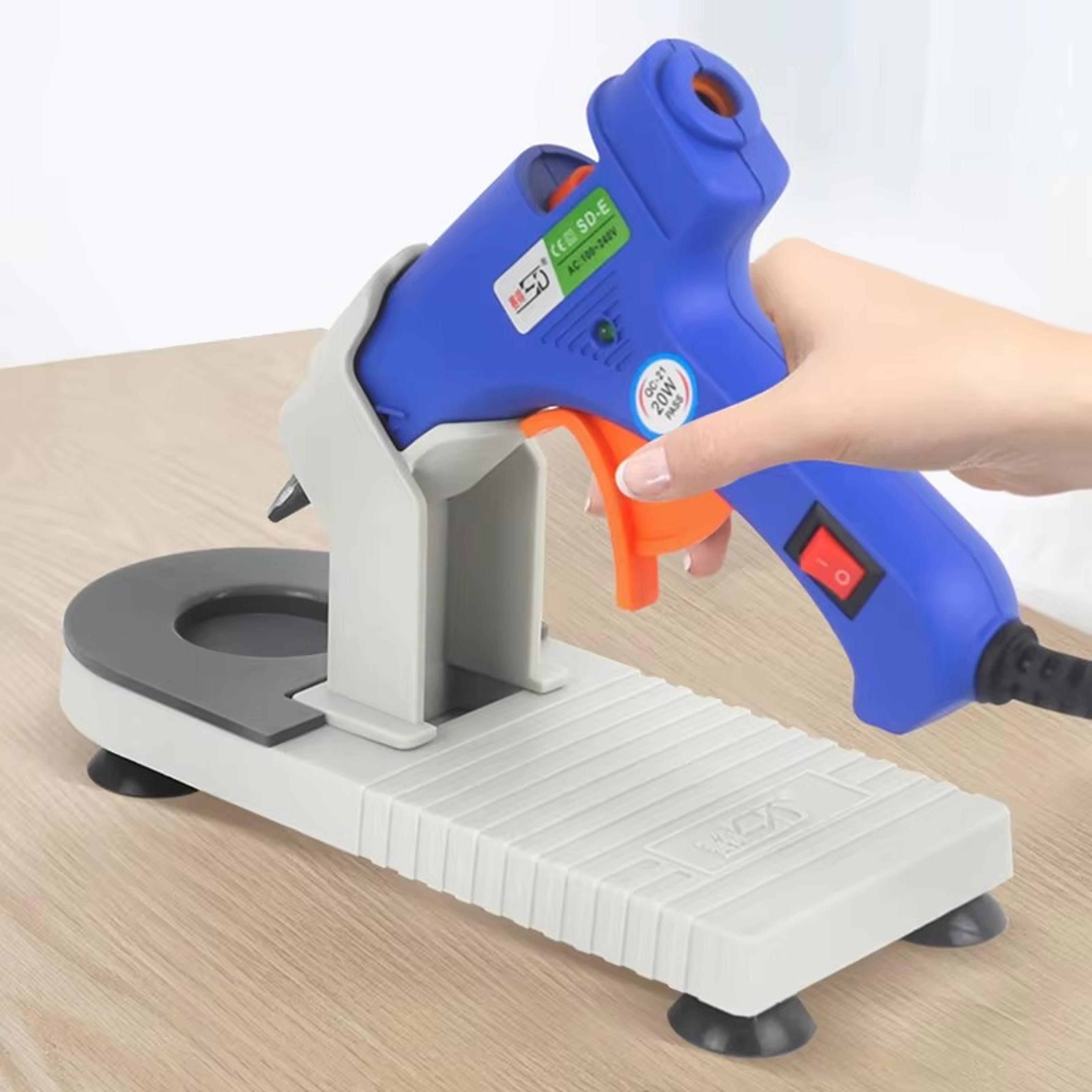 hot glue gun holder stand – acrylic organizer for diy home repair & crafting tools