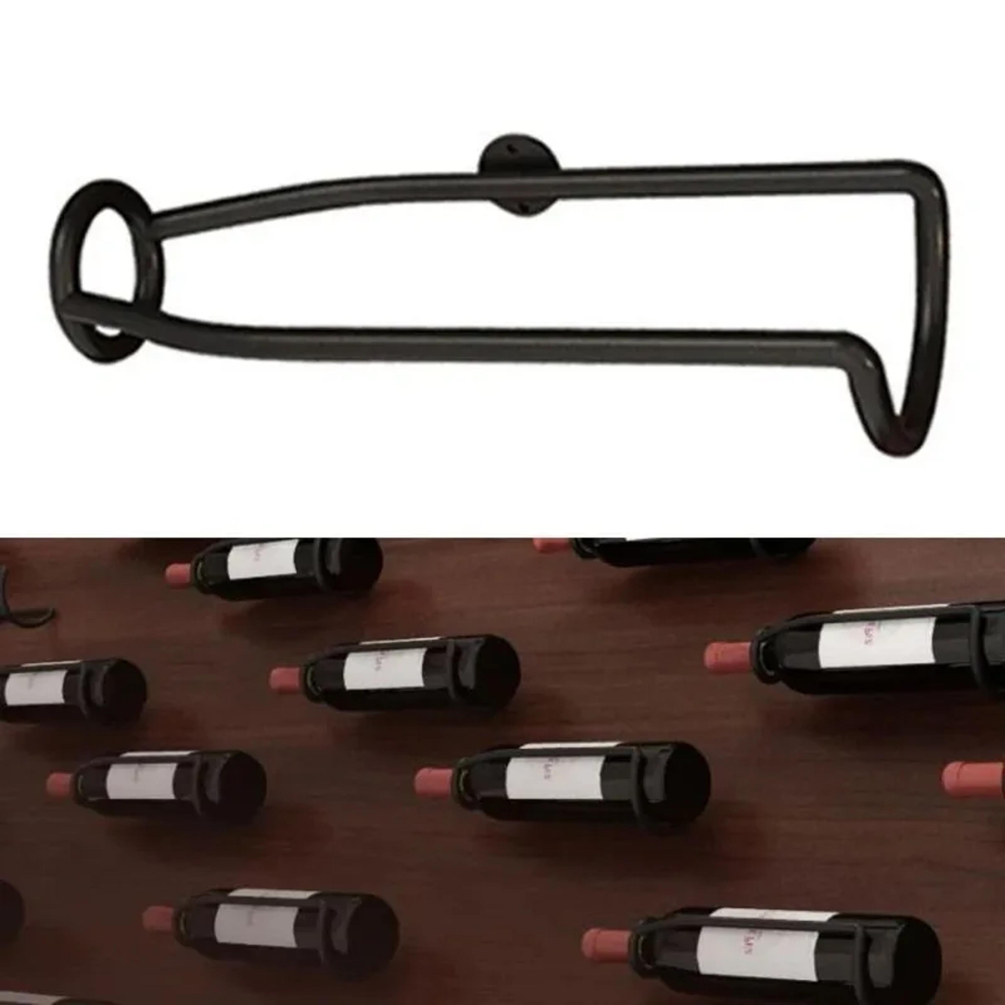 creative european style wall mounted red wine rack – sleek acrylic wine display with unique frame design