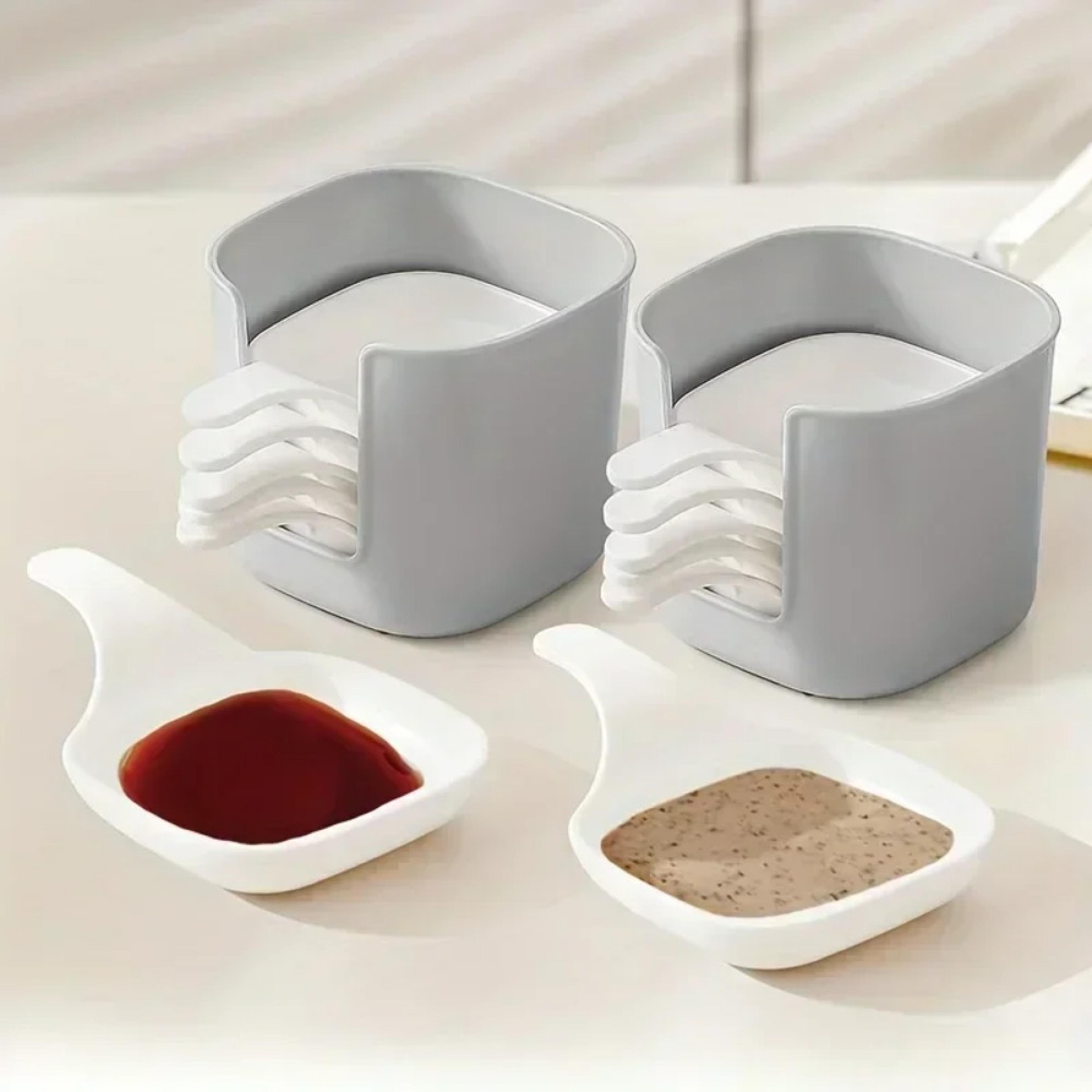 piece sauce dish set – food-grade dipping plates for snacks, sauces, and seasonings