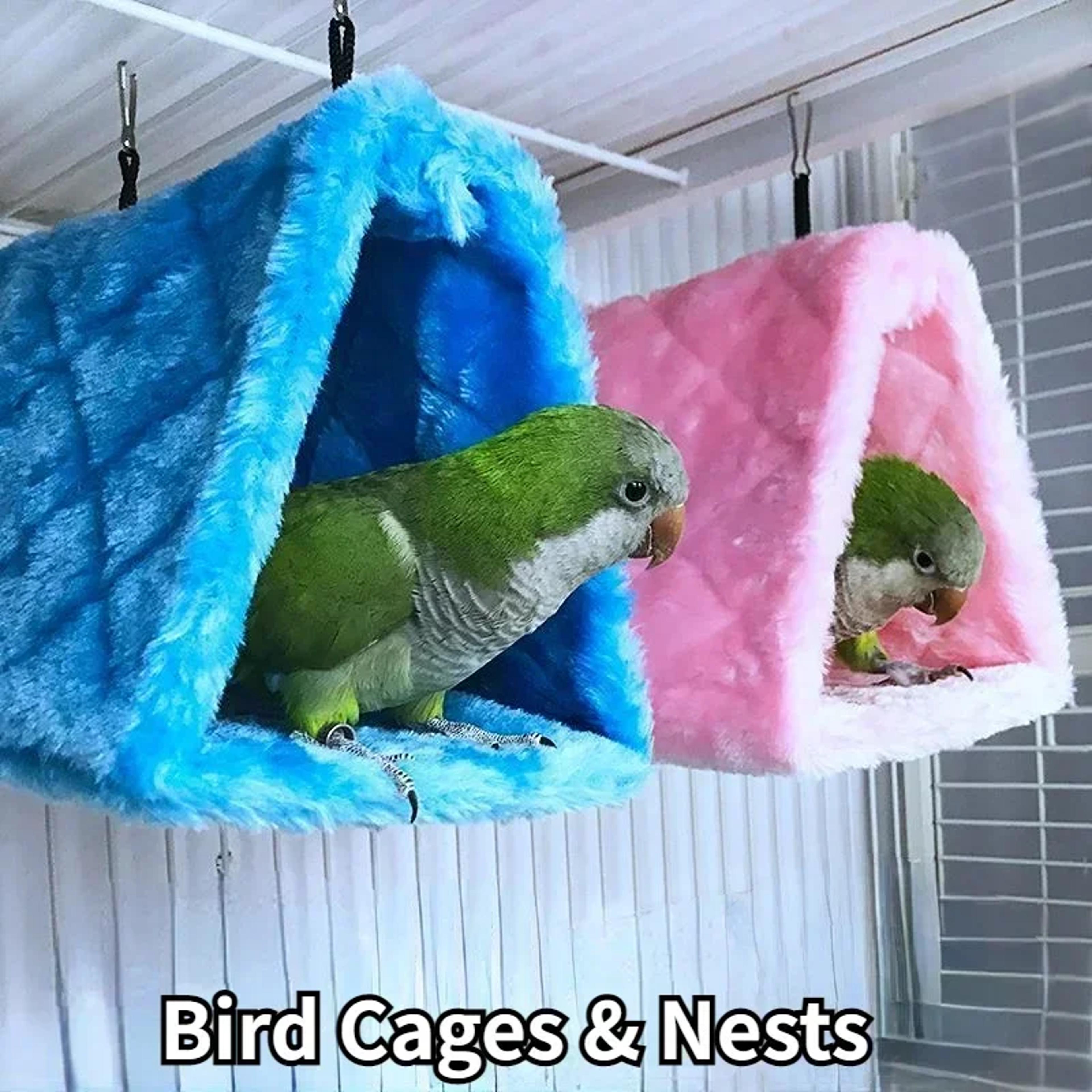 pet bird parrot hammock tent – cozy bed for birds, parrot cage hanging cave, perfect for sleeping and nesting