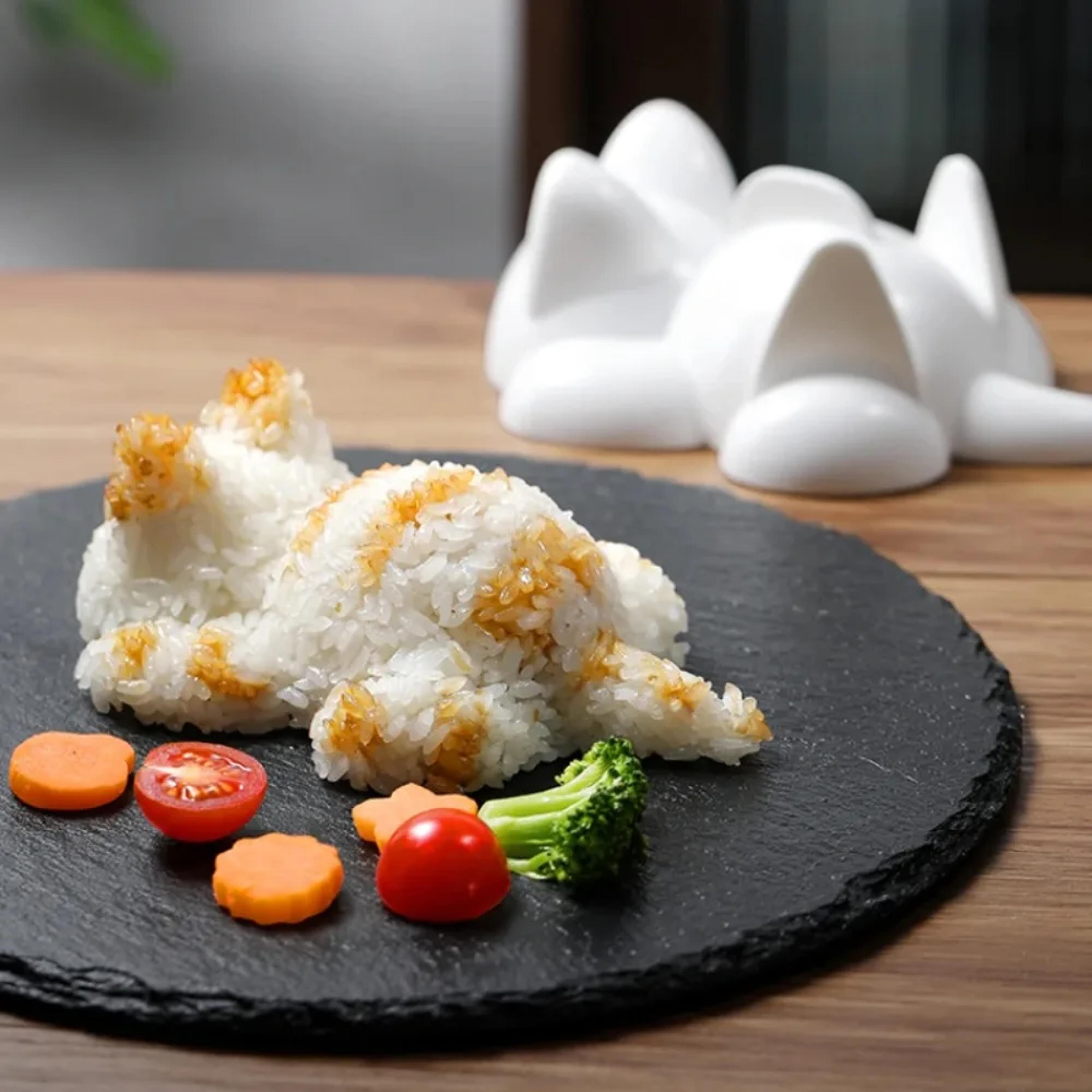 cute onigiri molds - cat animal shape sushi rice & mashed potato molds for kids, pumpkin mash baking gadgets