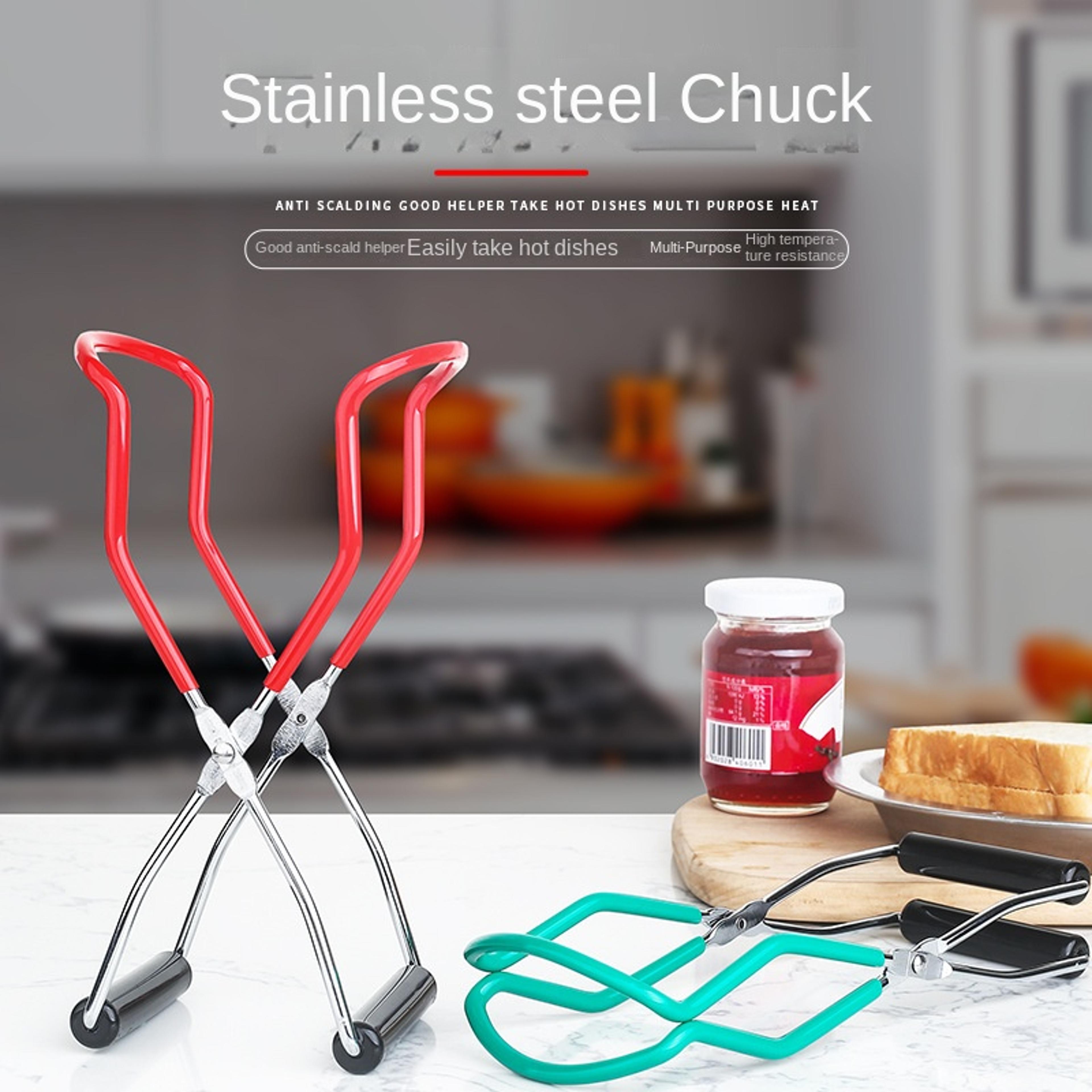heat-proof anti-skid canning jar lifter - essential canned lift pliers for safe, effortless lifting