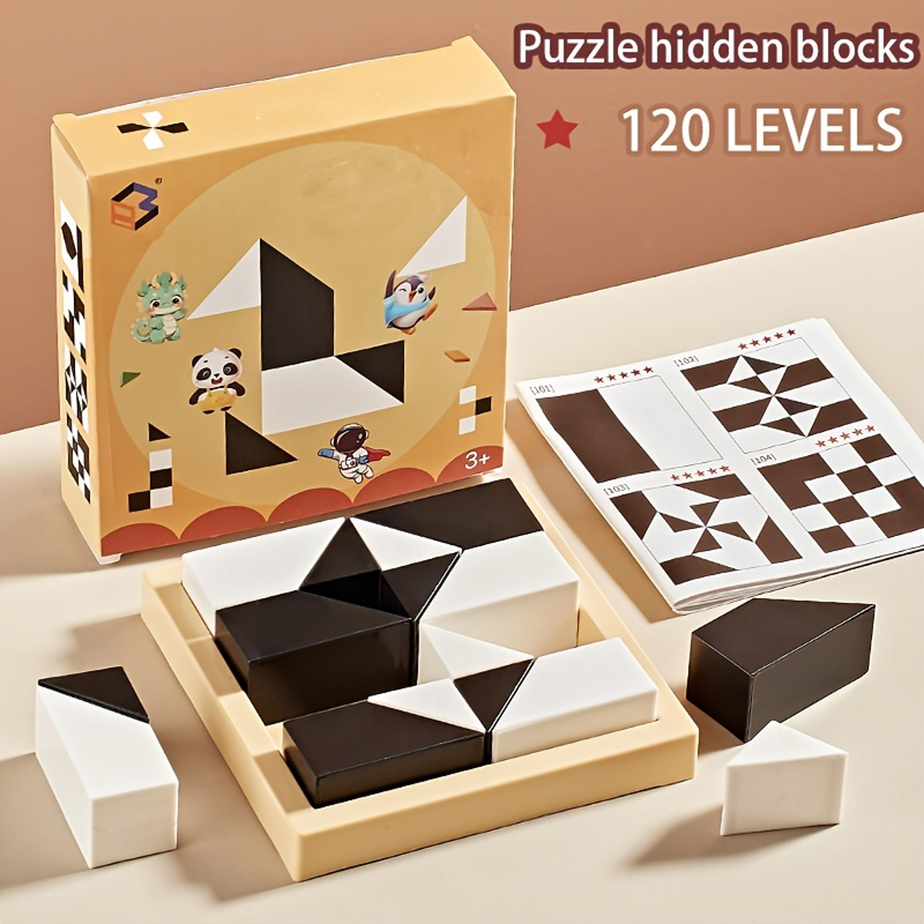 level hidden block puzzle for kids – boost logic & spatial skills, ideal for years