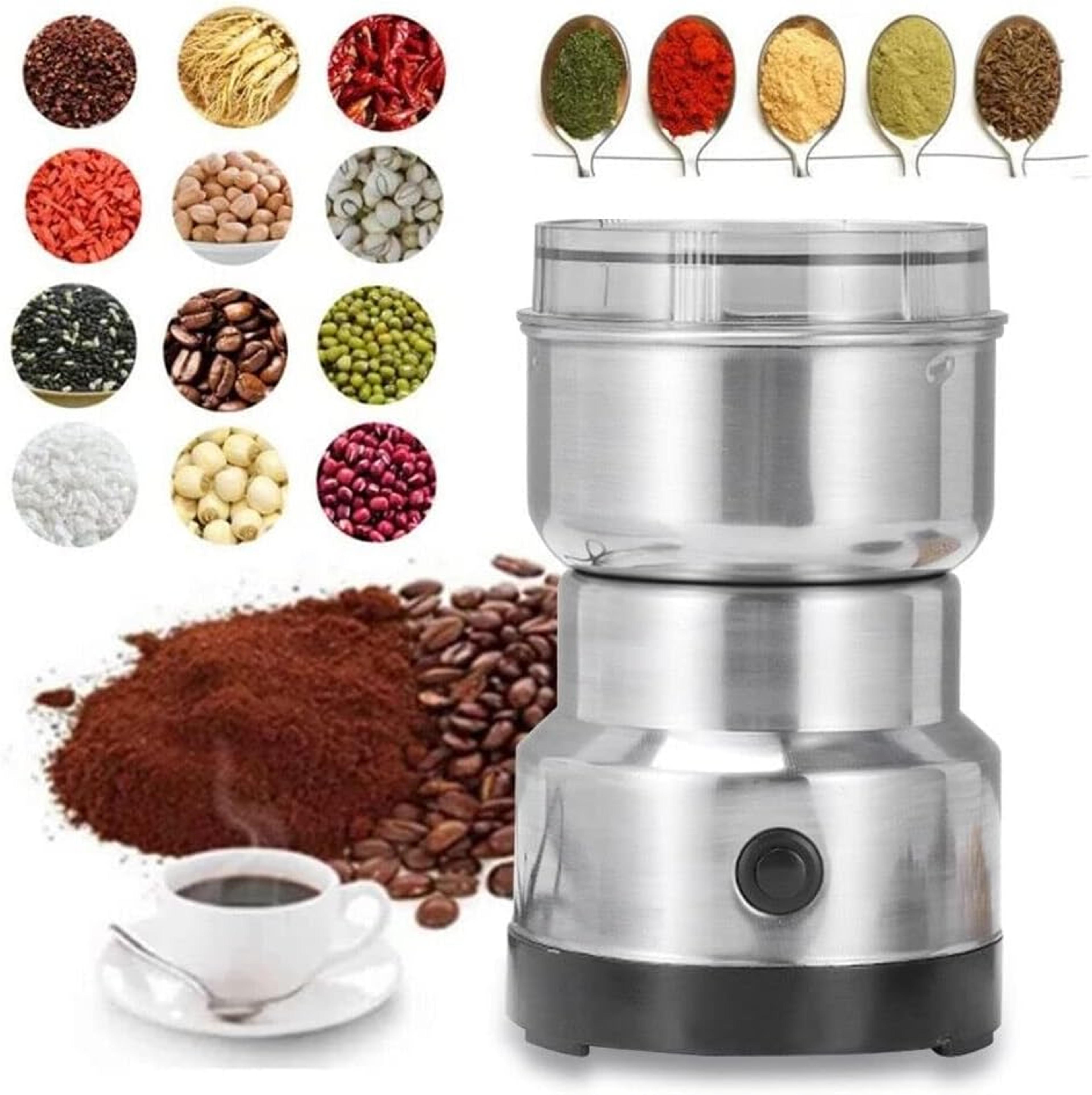 multifunction electric spice grinder coffee grinder machine for beans nuts and grains