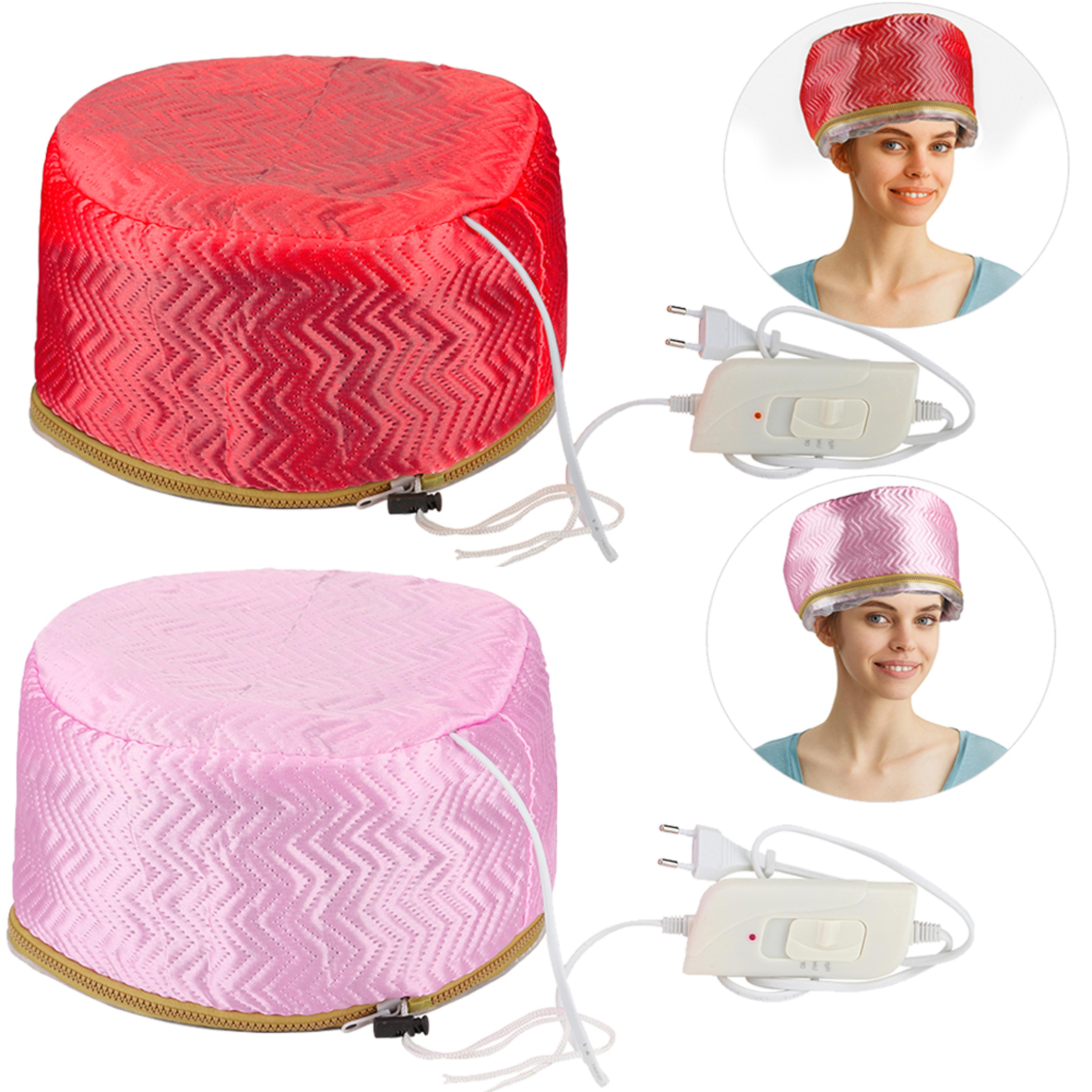 self-heating hair steamer cap for nourishing thermal treatment waterproof spa hair care hat