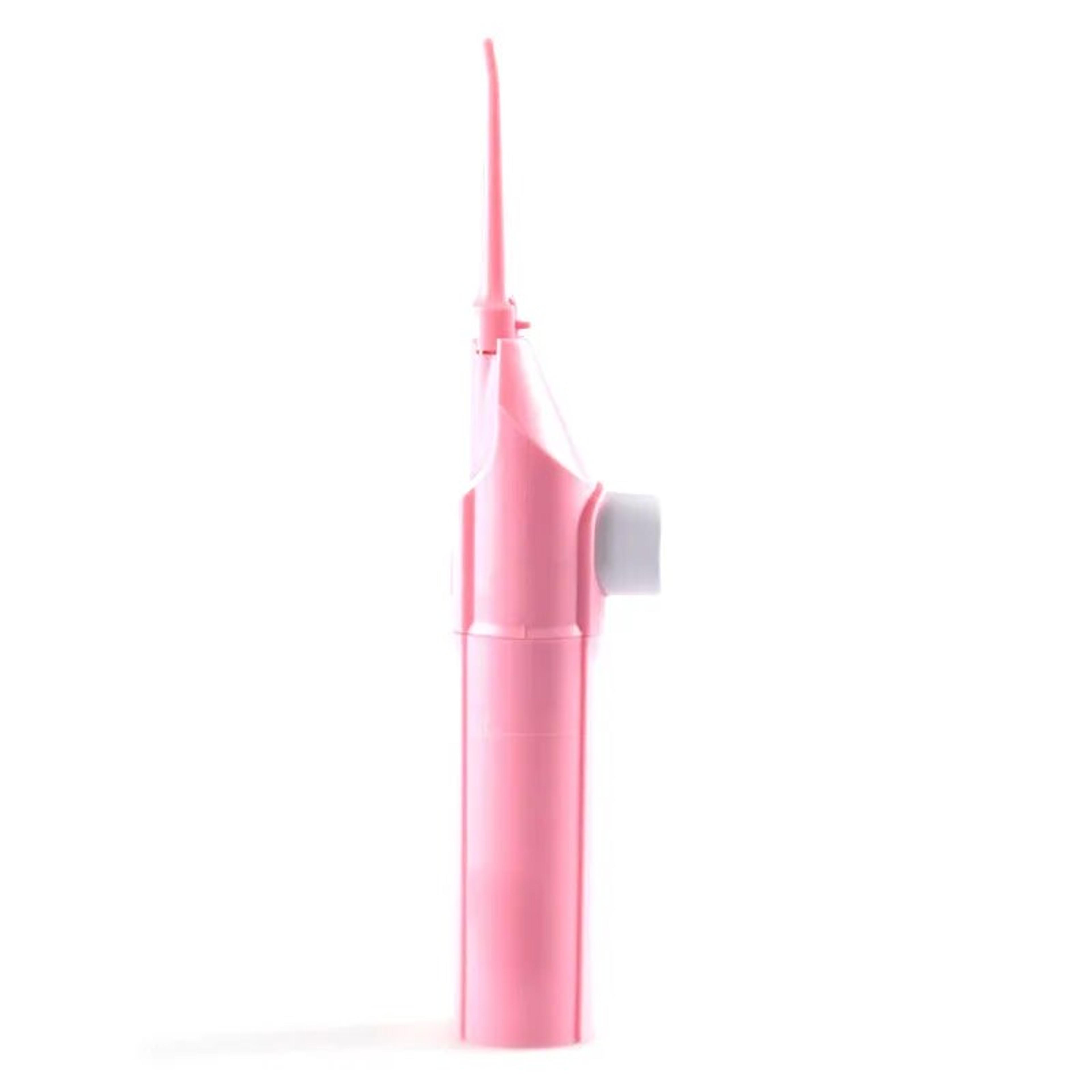 portable high pressure oral irrigator - manual water floss for teeth cleaning